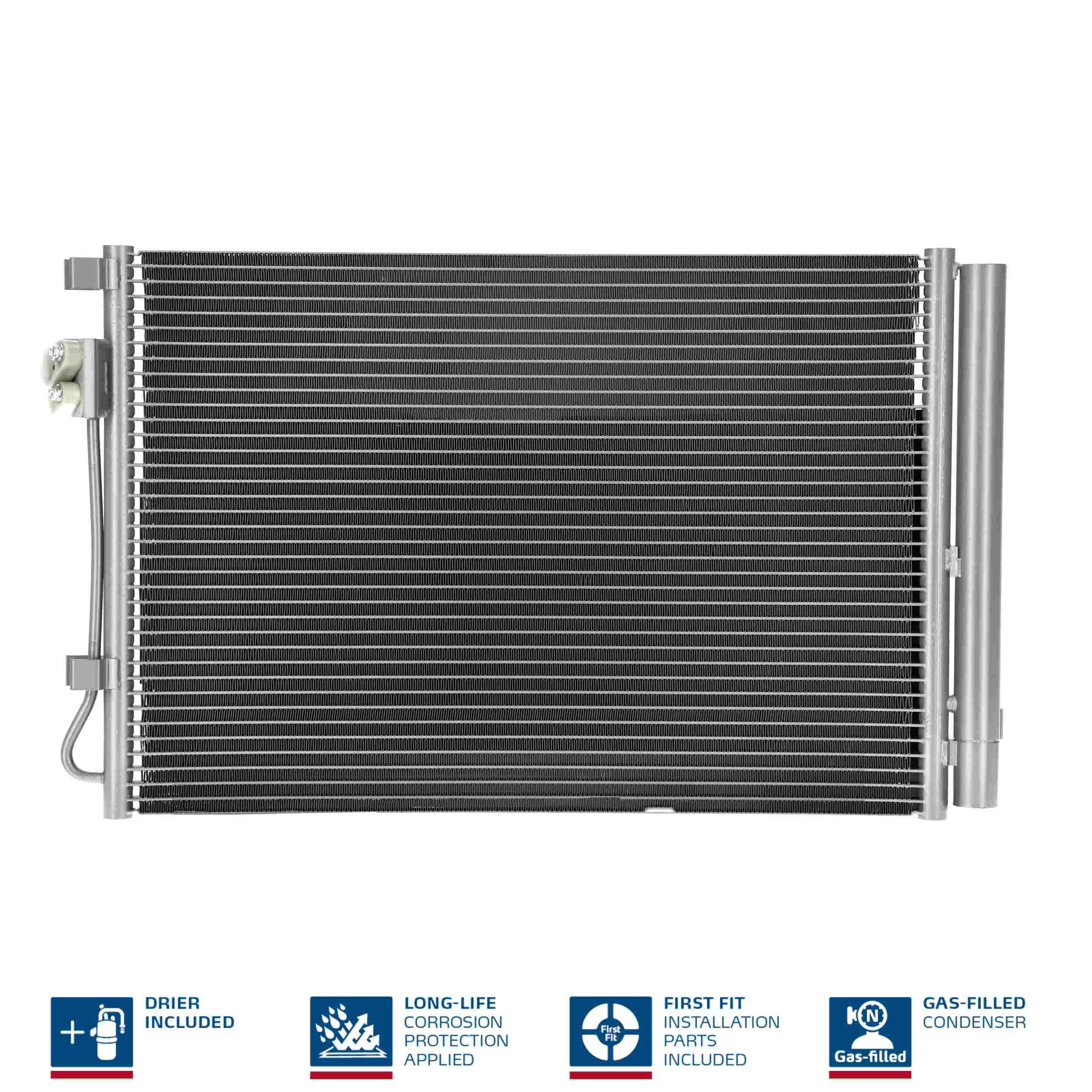 Condenser, air conditioning - 940243 NISSENS