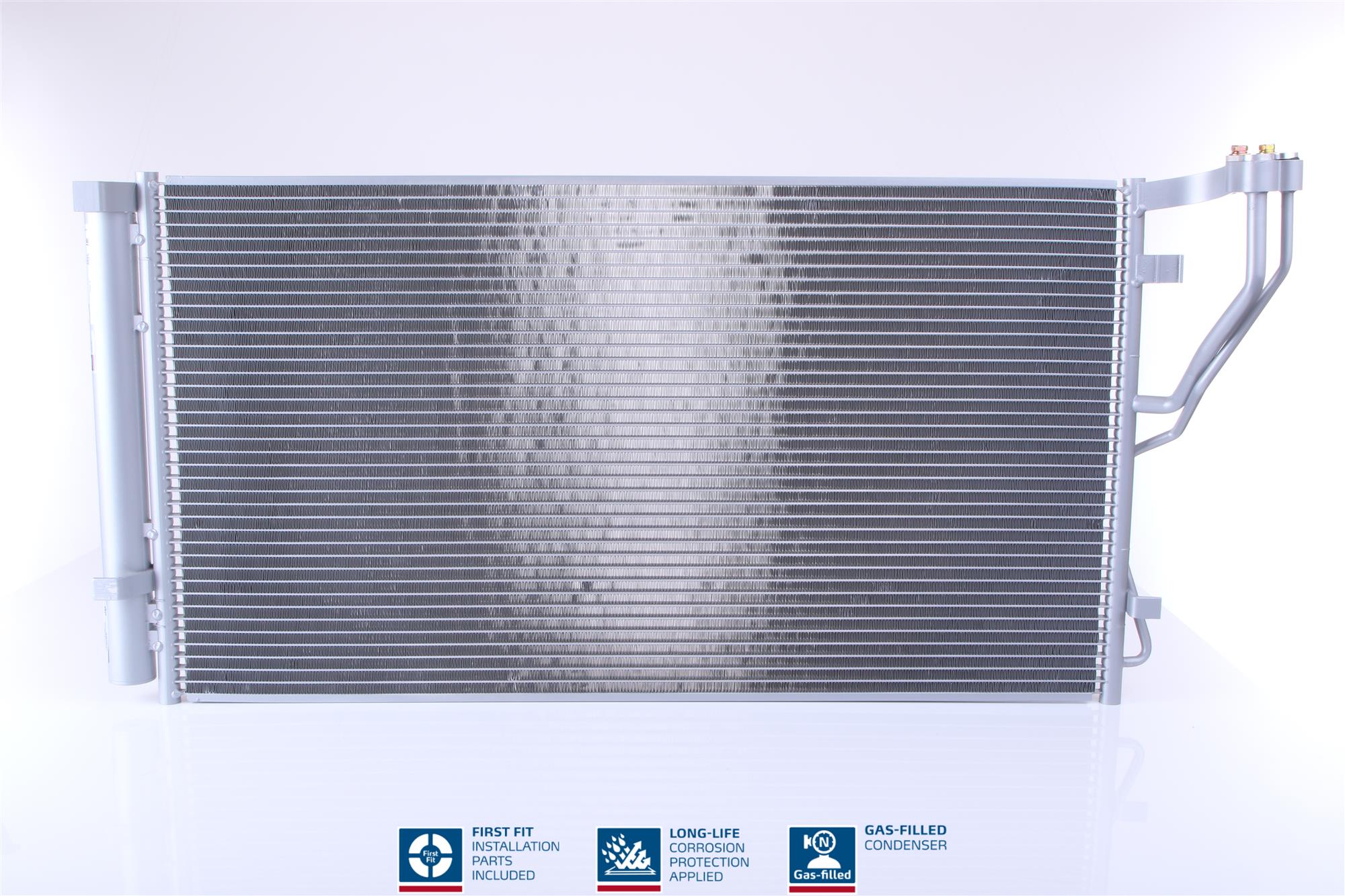 Condenser, air conditioning - 940244 NISSENS