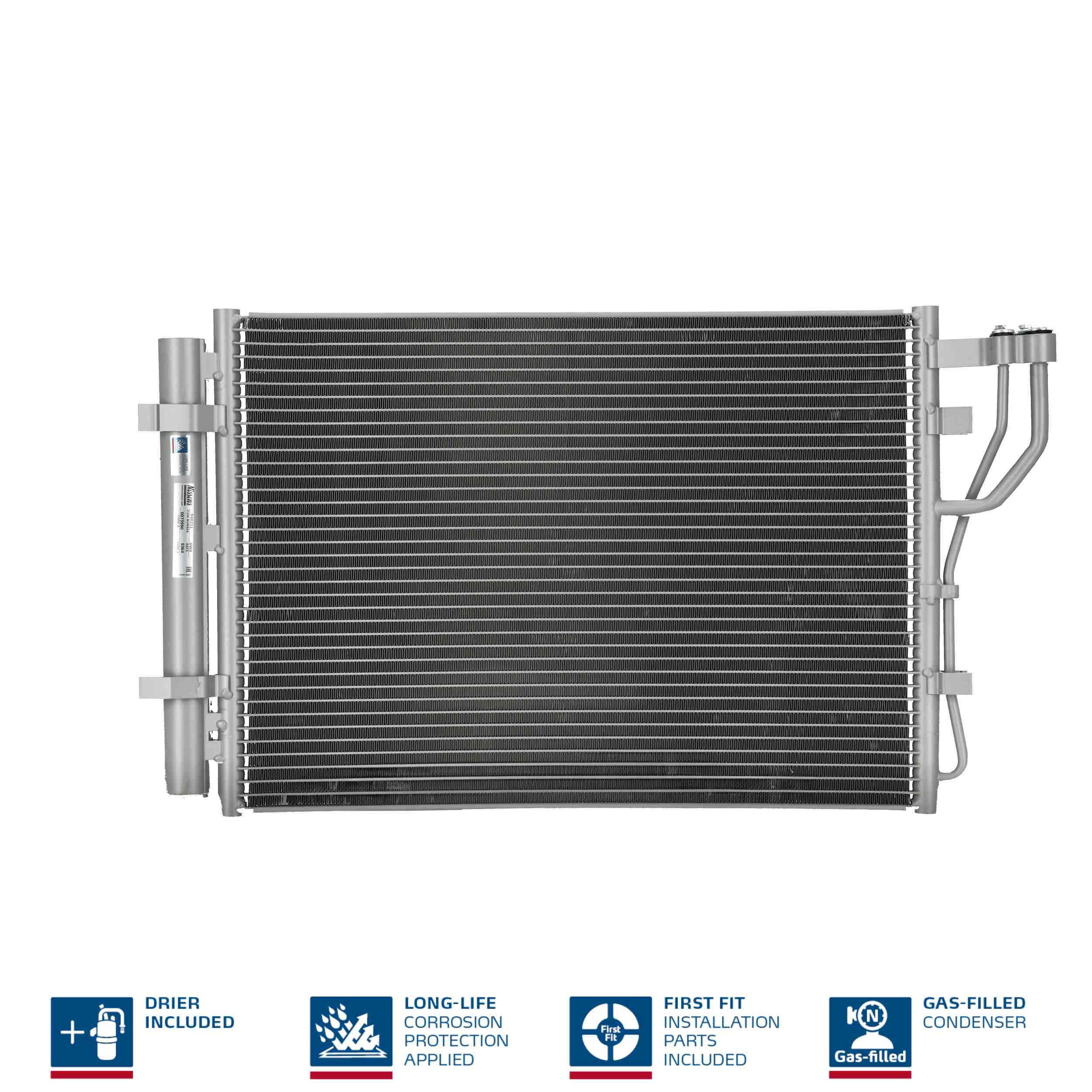 Condenser, air conditioning - 940251 NISSENS