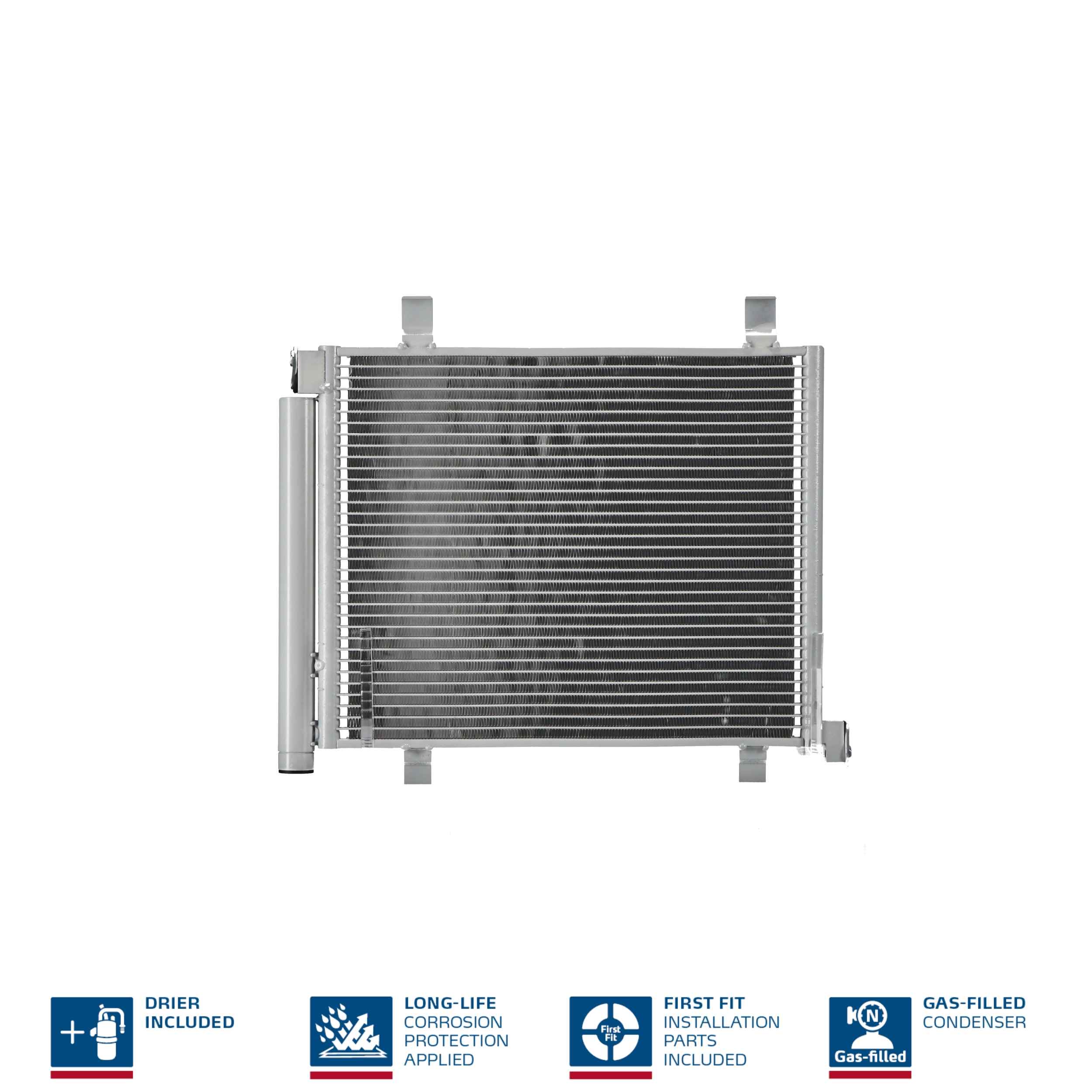 Condenser, air conditioning - 940254 NISSENS