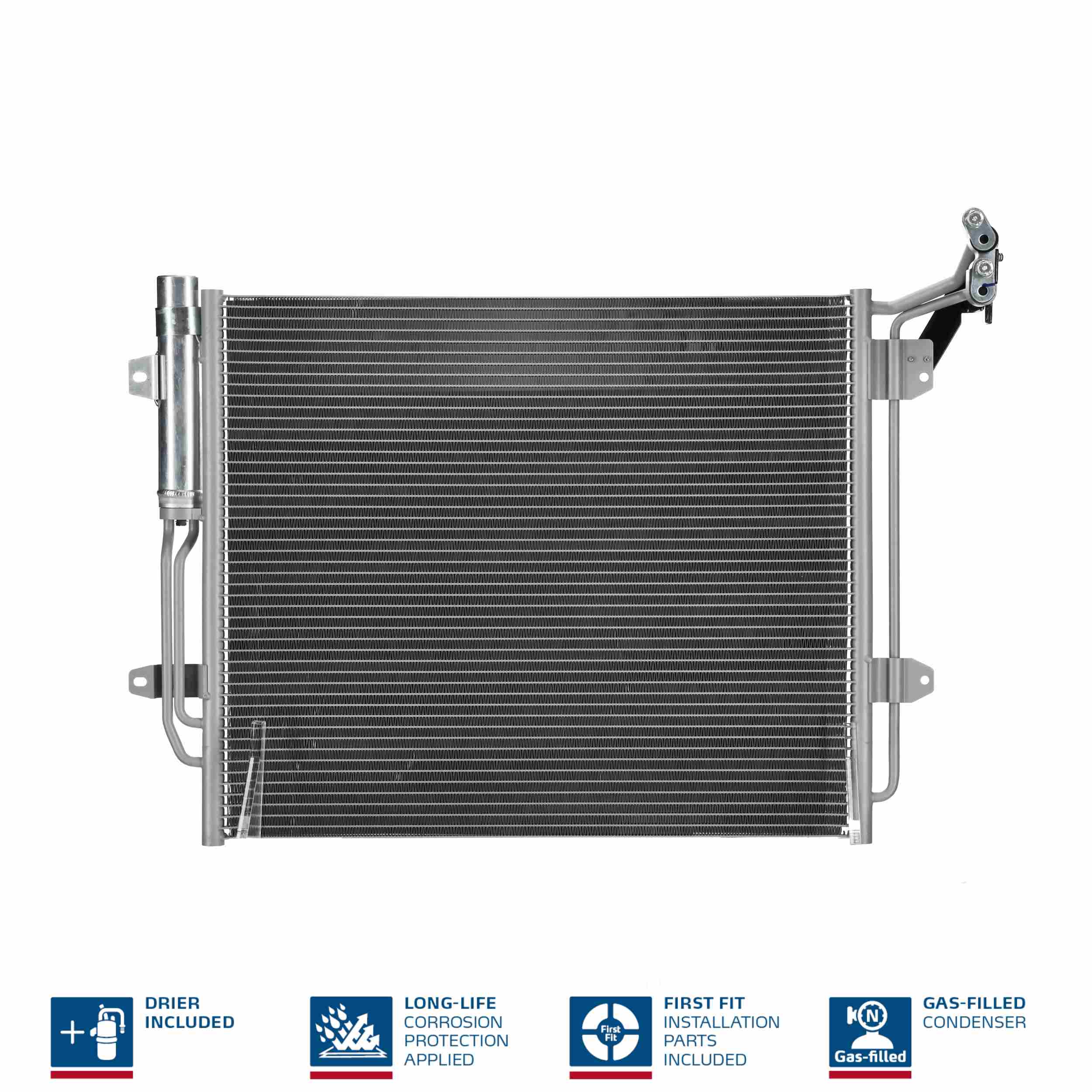 Condenser, air conditioning - 940256 NISSENS
