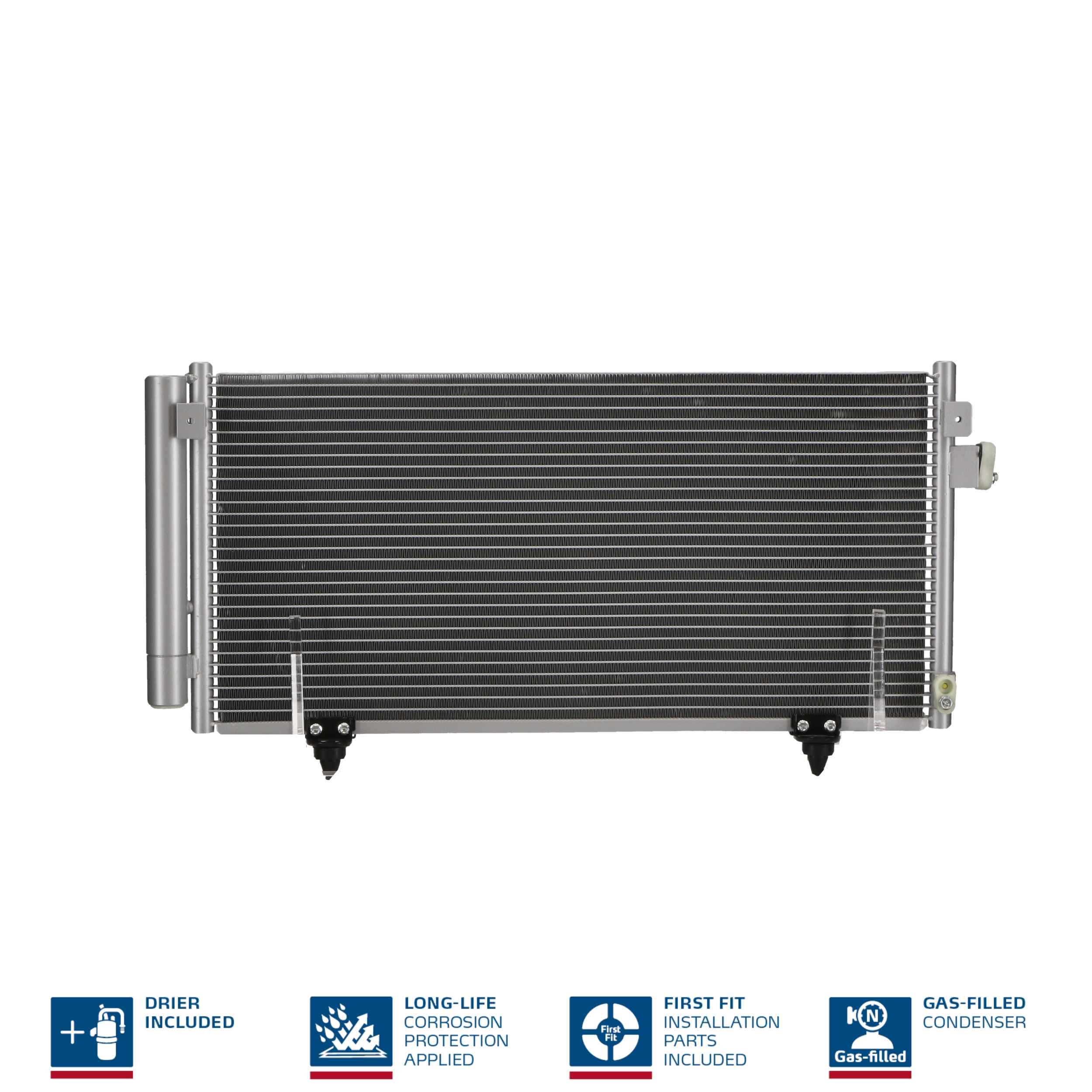 Condenser, air conditioning - 940257 NISSENS