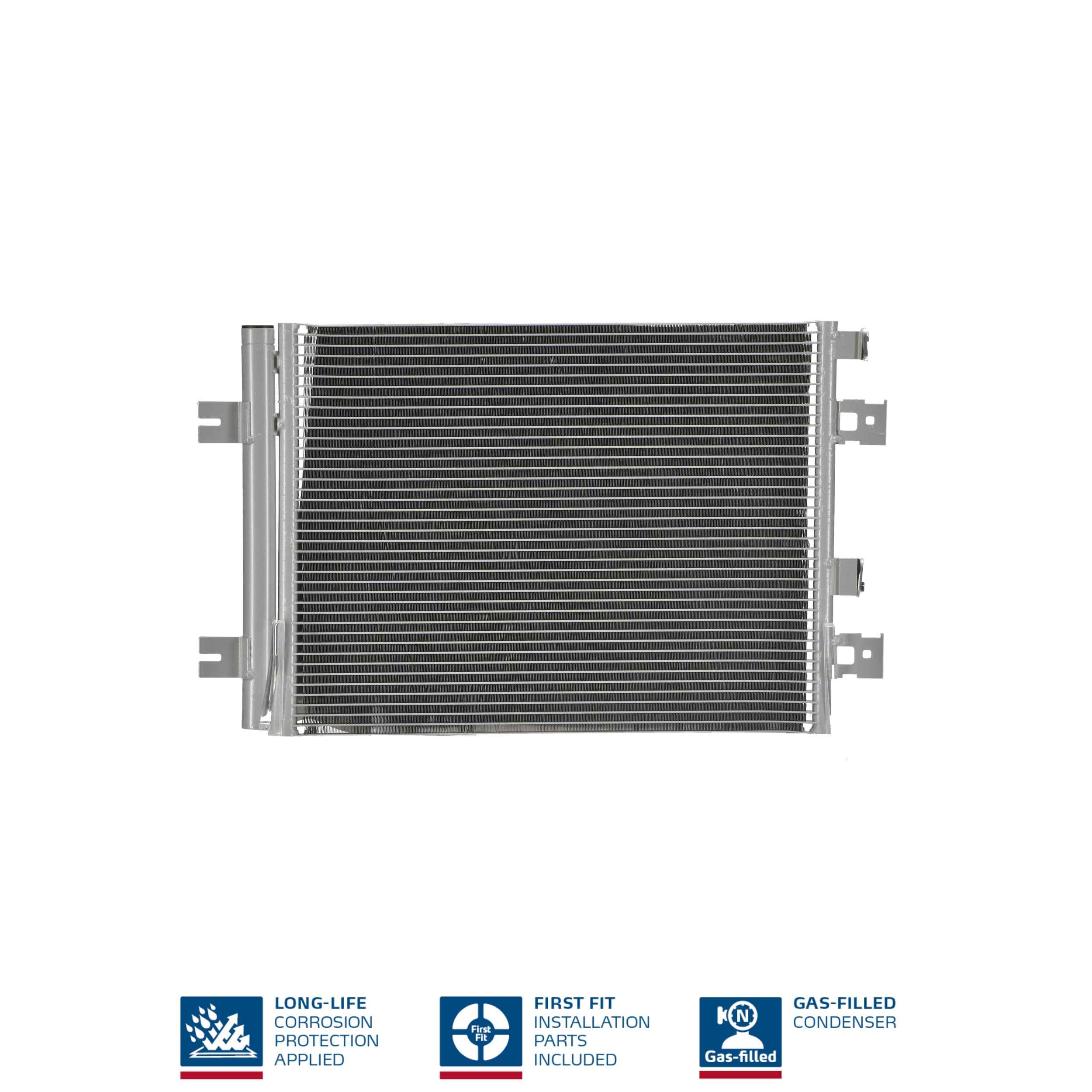 Condenser, air conditioning - 940262 NISSENS
