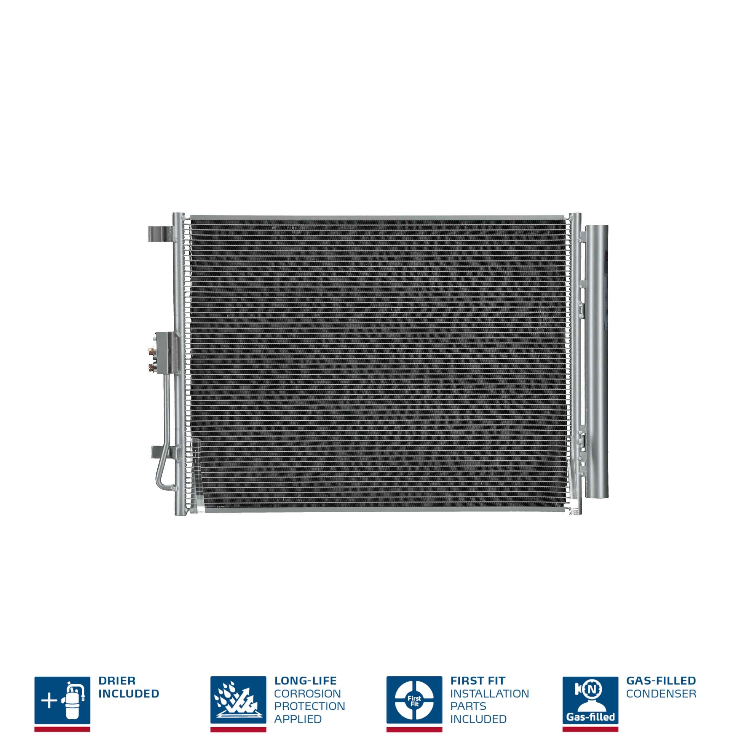 Condenser, air conditioning - 940267 NISSENS