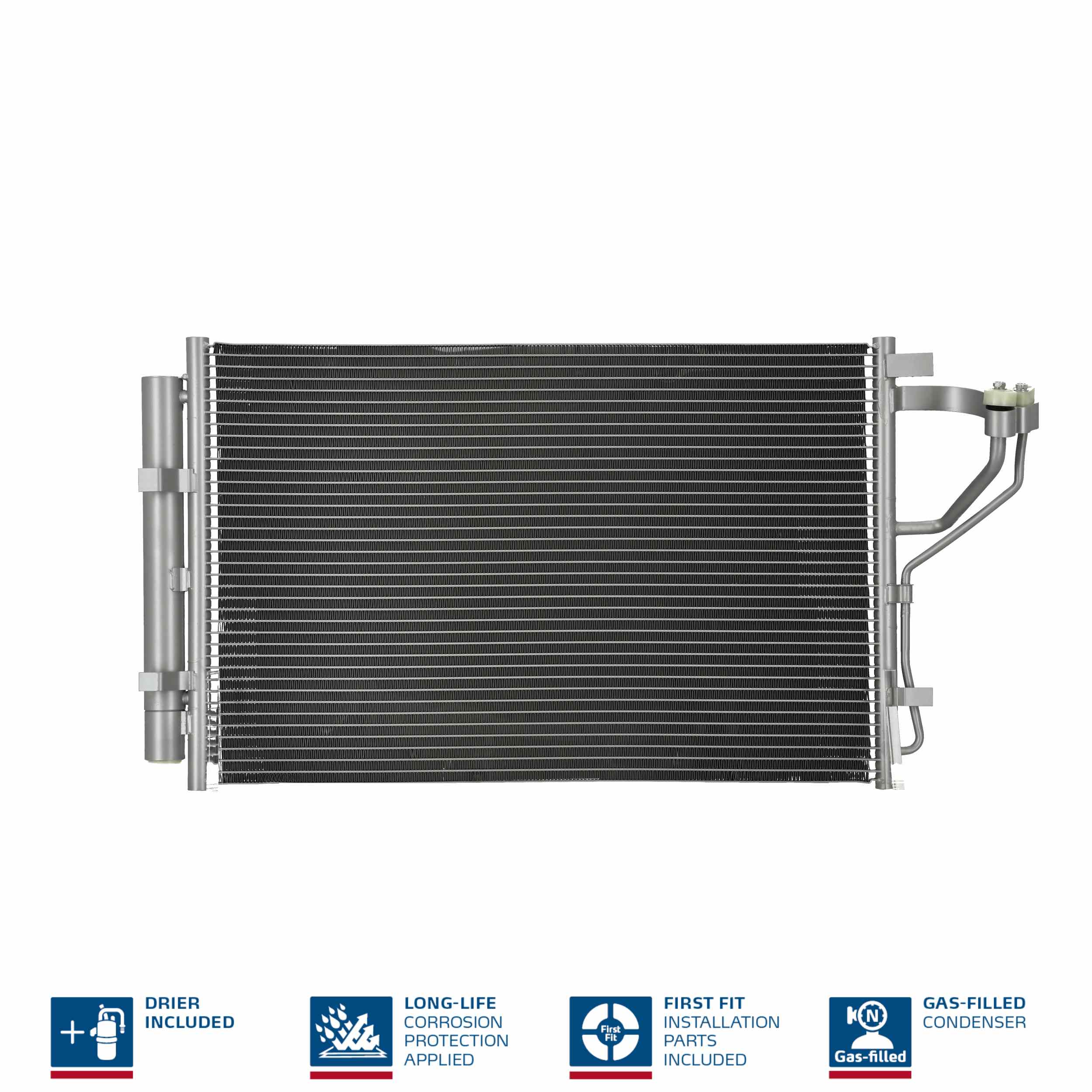 Condensatore, Climatizzatore - 940268 NISSENS