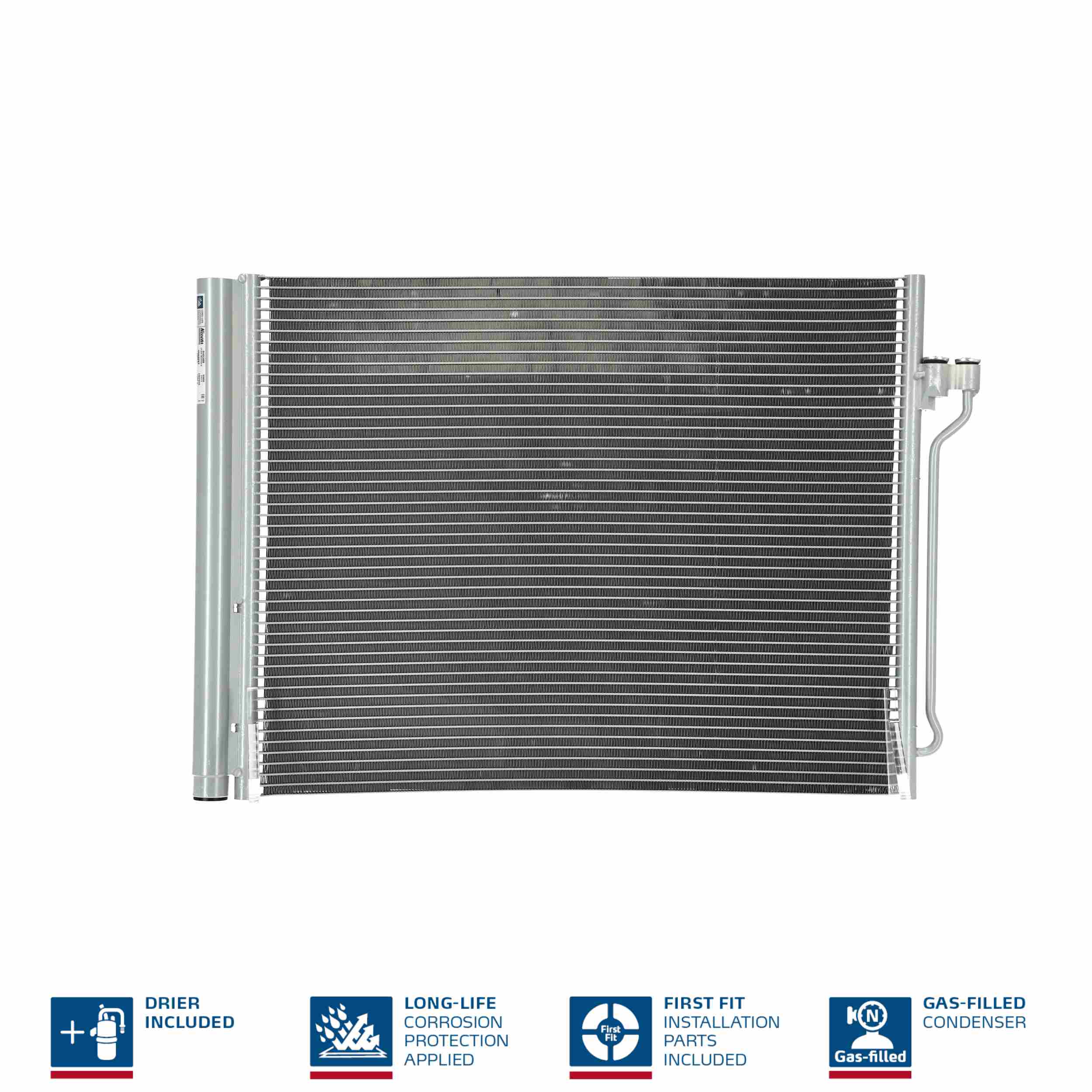 Condensatore, Climatizzatore - 940288 NISSENS