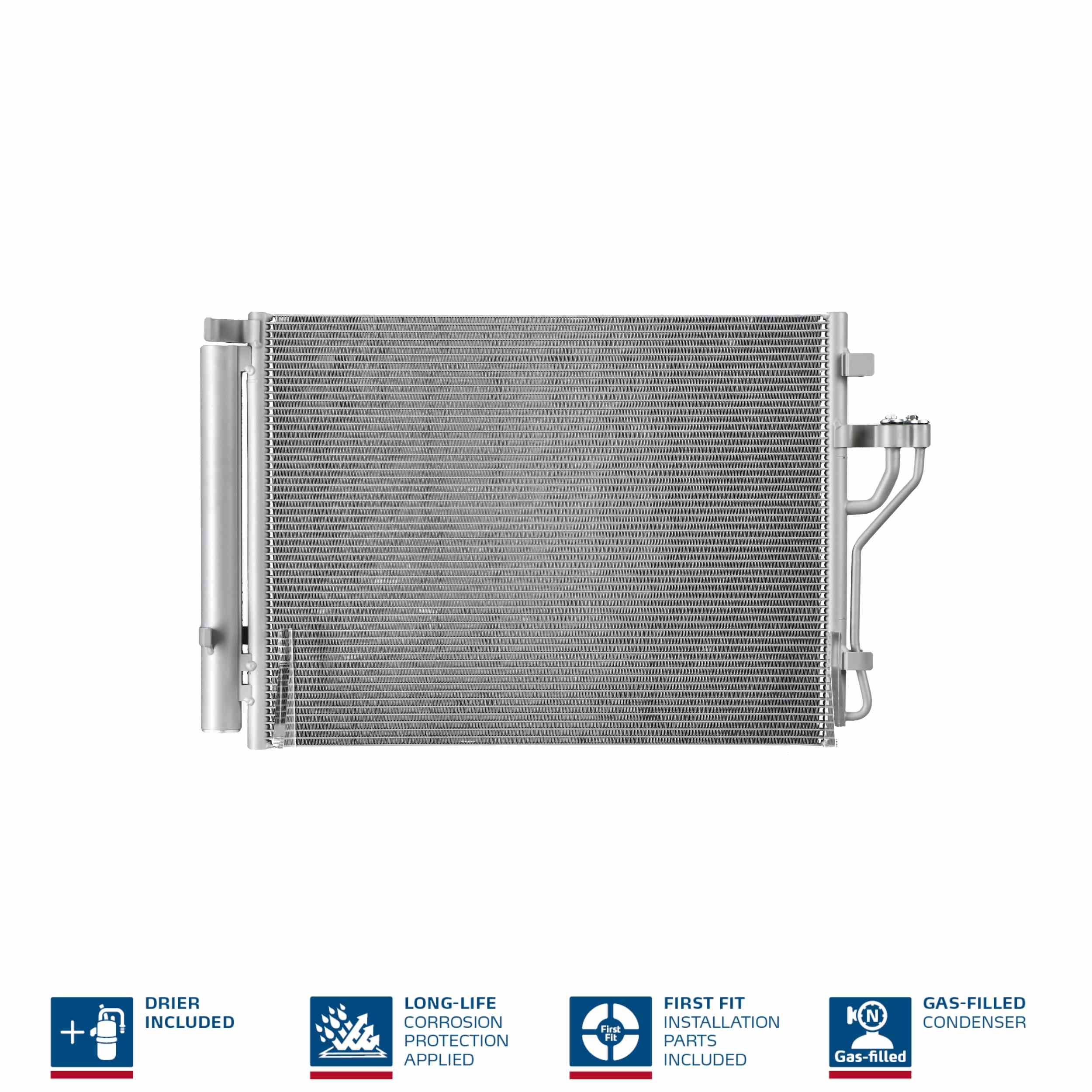 Condensatore, Climatizzatore - 940353 NISSENS