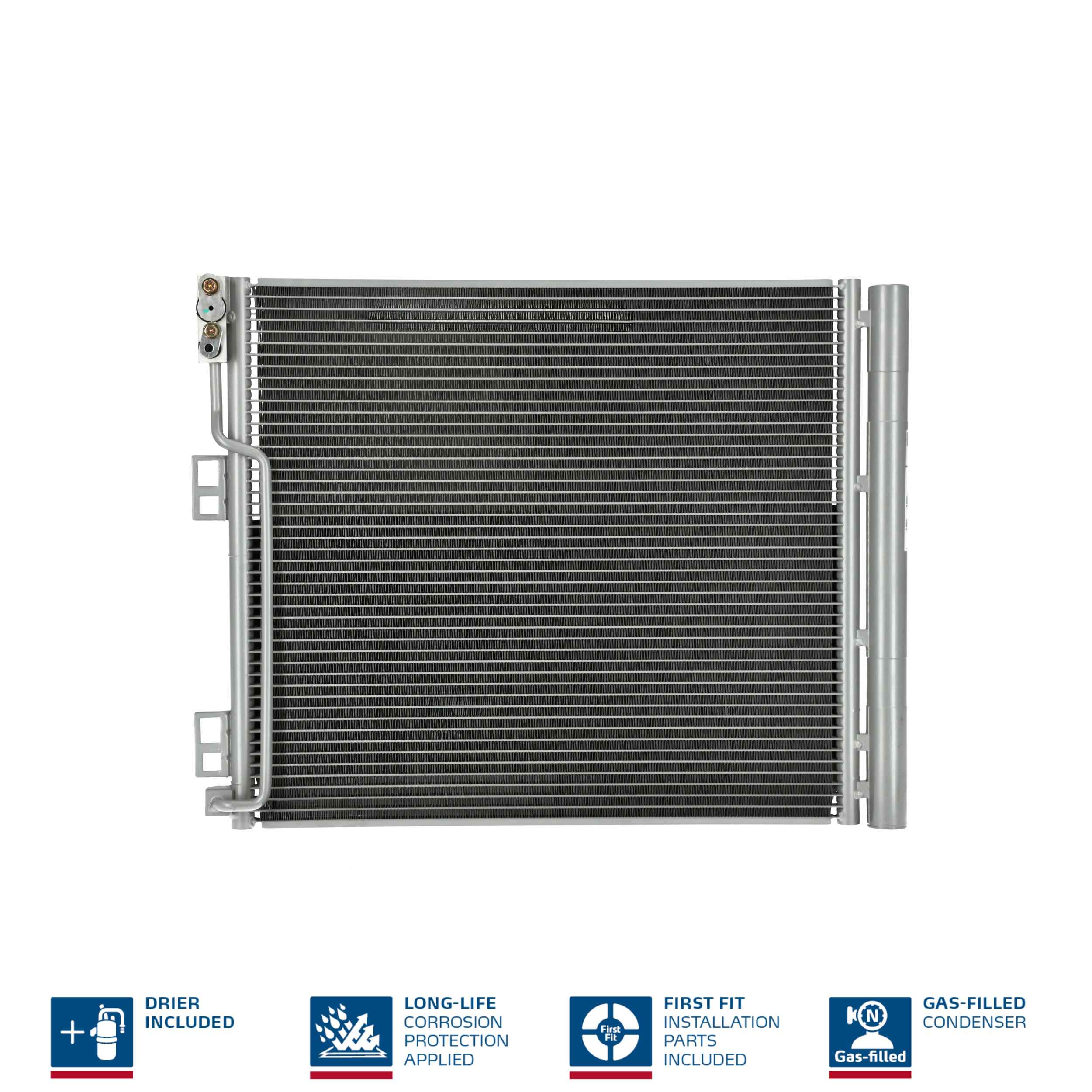 Condenser, air conditioning - 940386 NISSENS