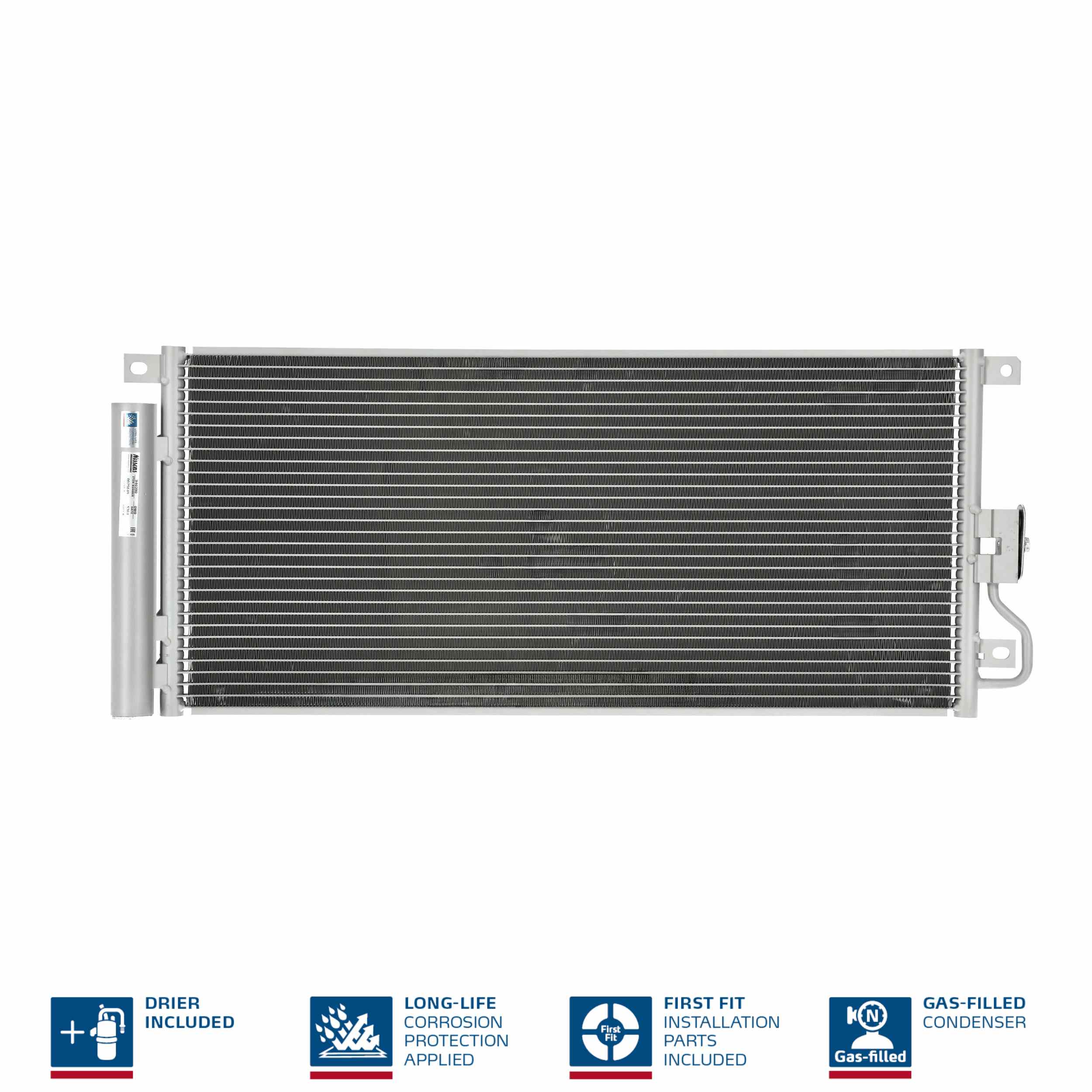 Condenser, air conditioning - 940390 NISSENS