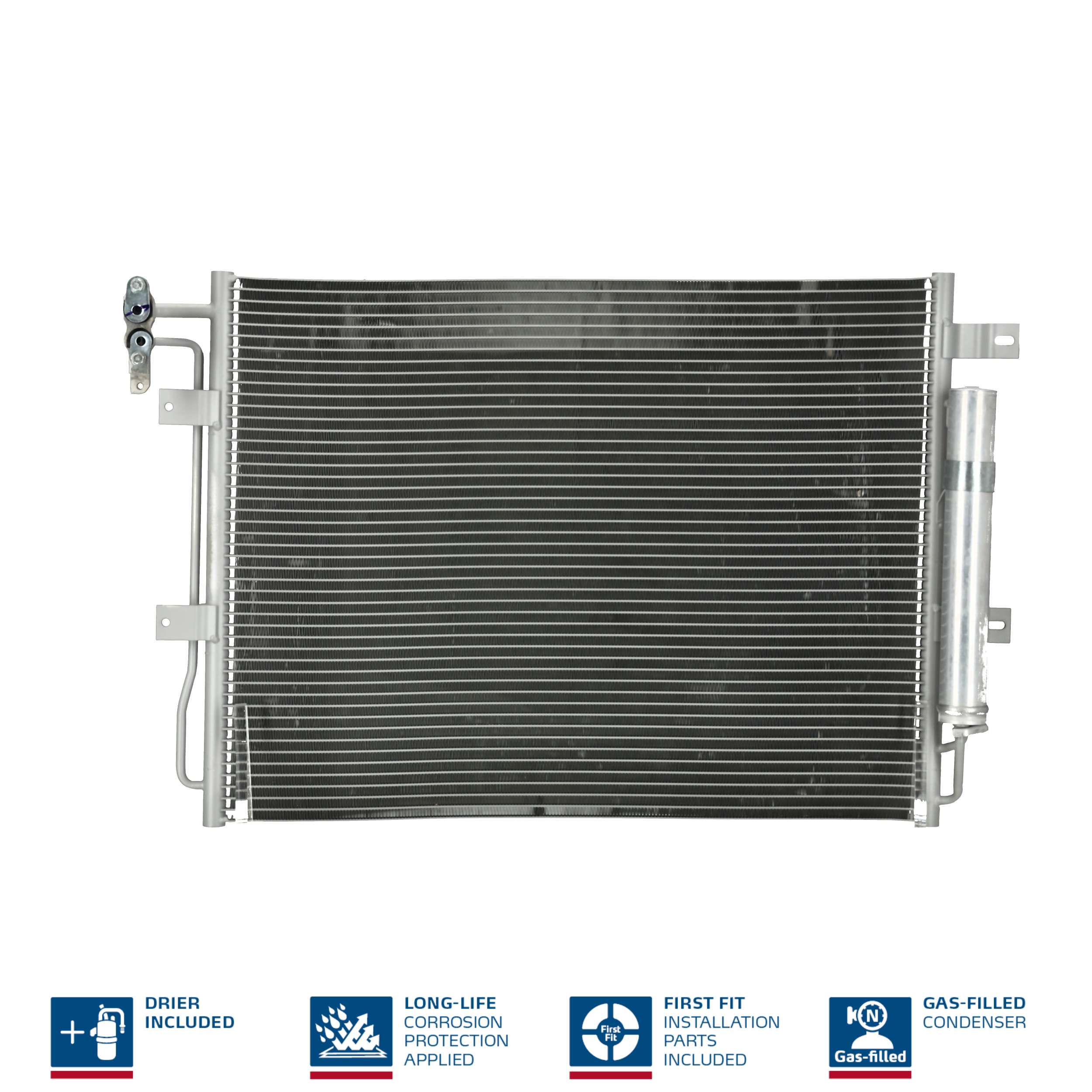 Condenser, air conditioning - 940406 NISSENS