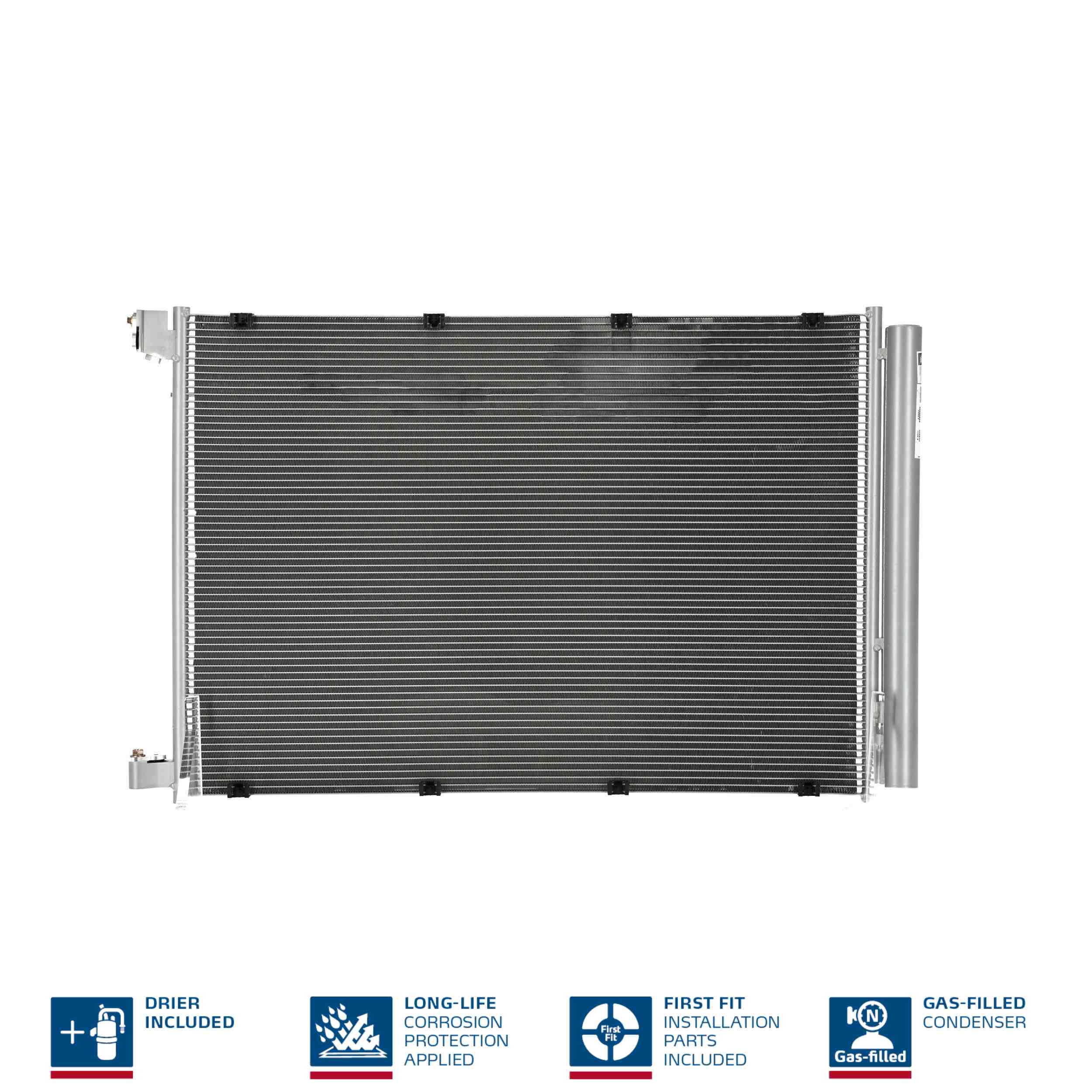 Condenser, air conditioning - 940432 NISSENS