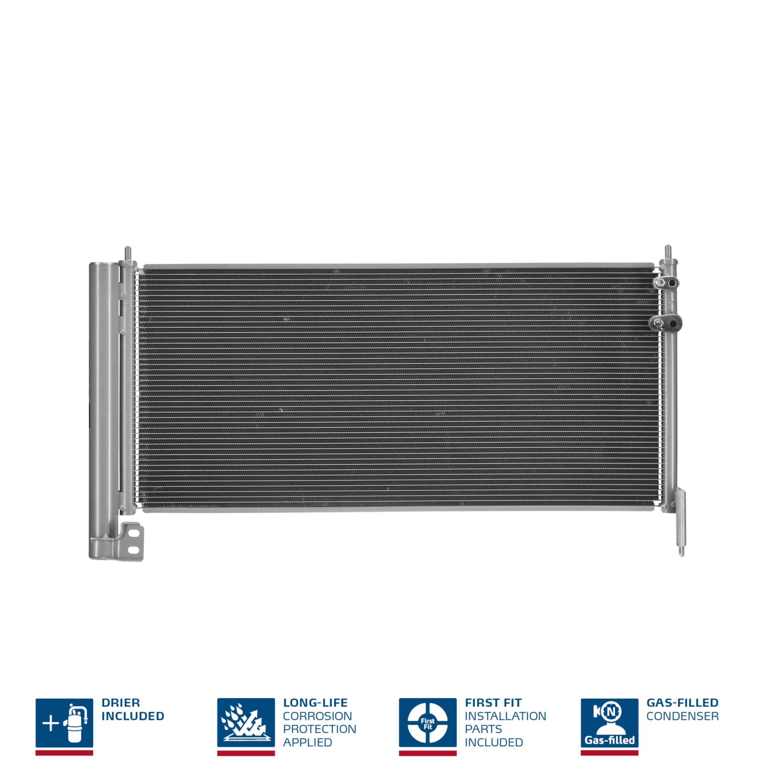 Condenser, air conditioning - 940487 NISSENS