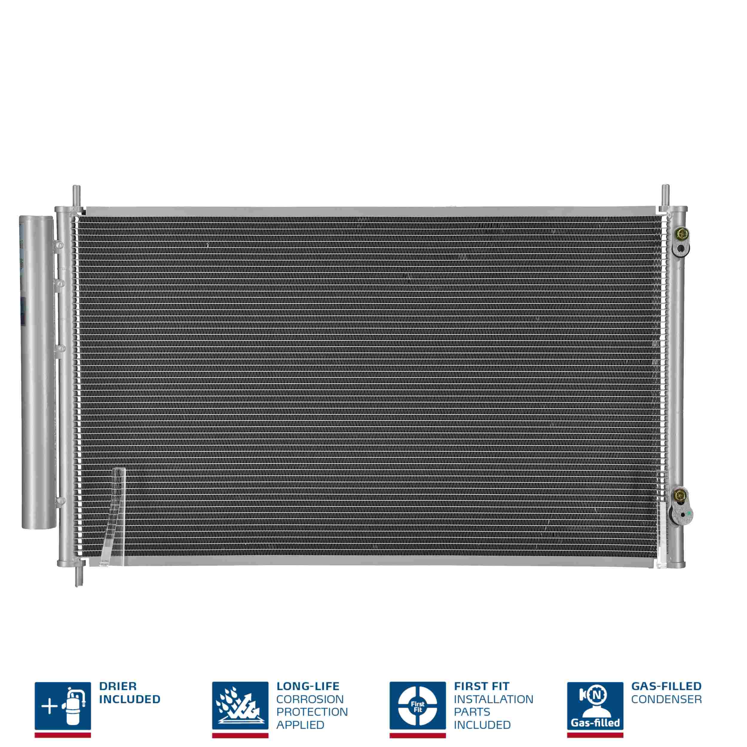 Condenser, air conditioning - 940489 NISSENS