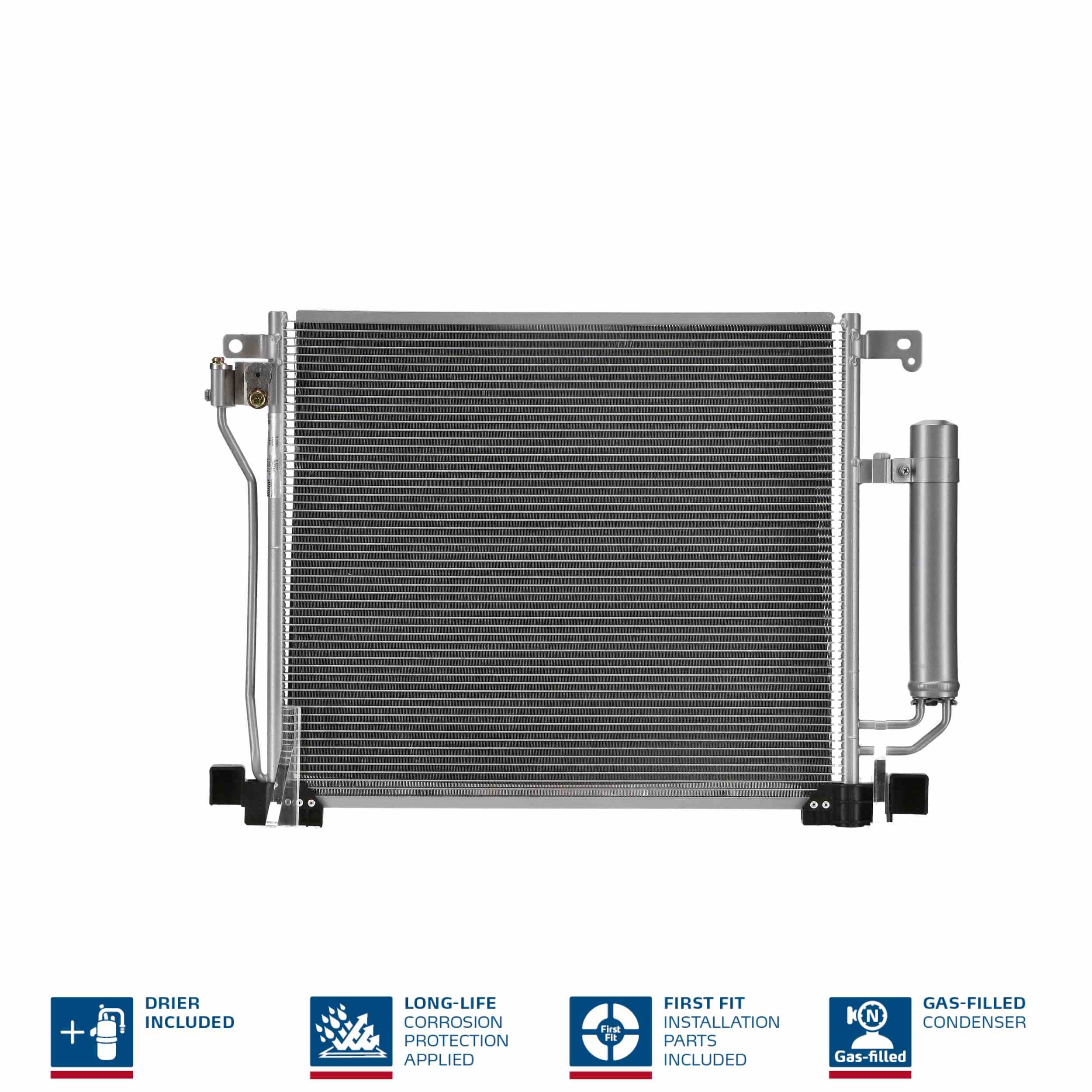 Condenser, air conditioning - 940555 NISSENS
