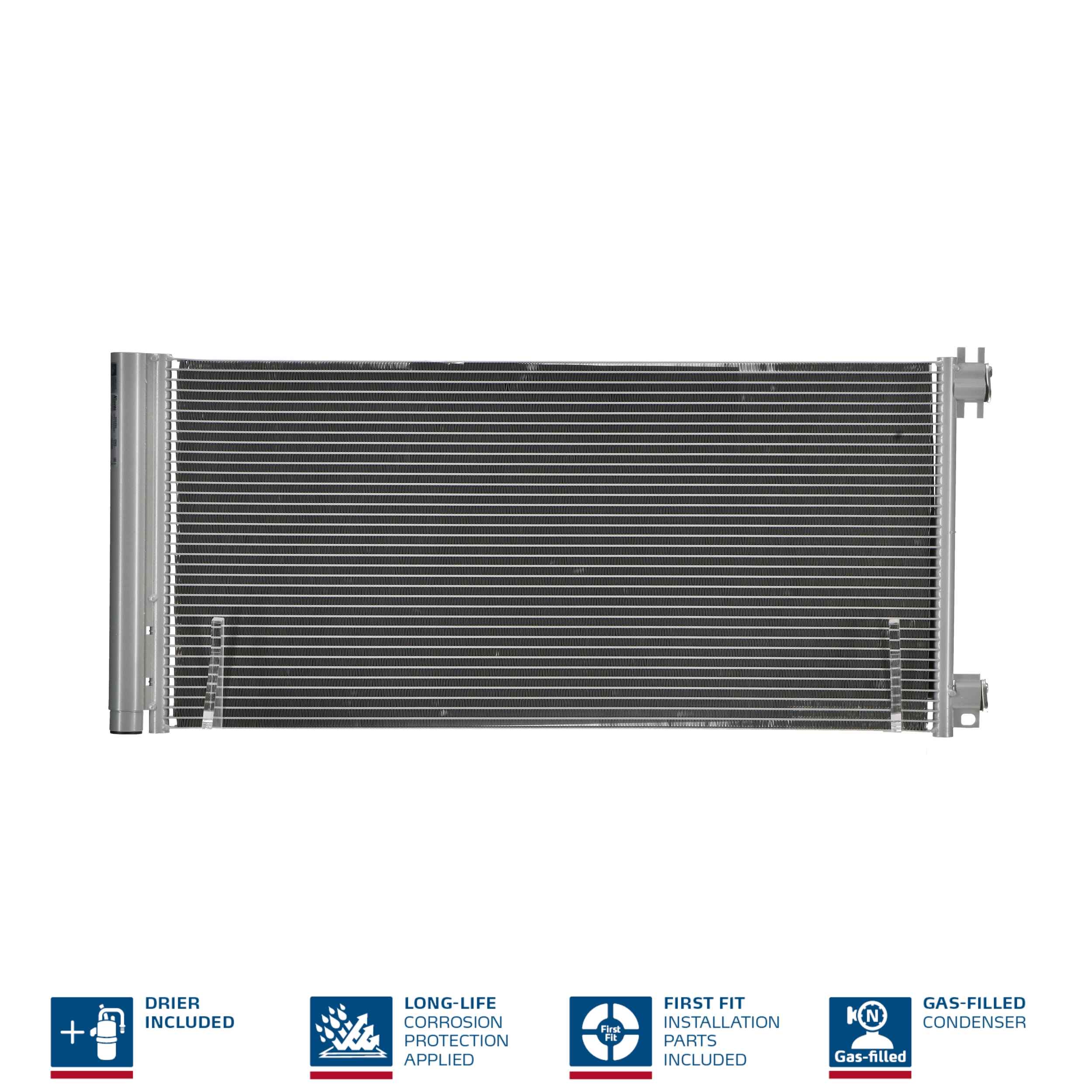 Condenser, air conditioning - 940596 NISSENS