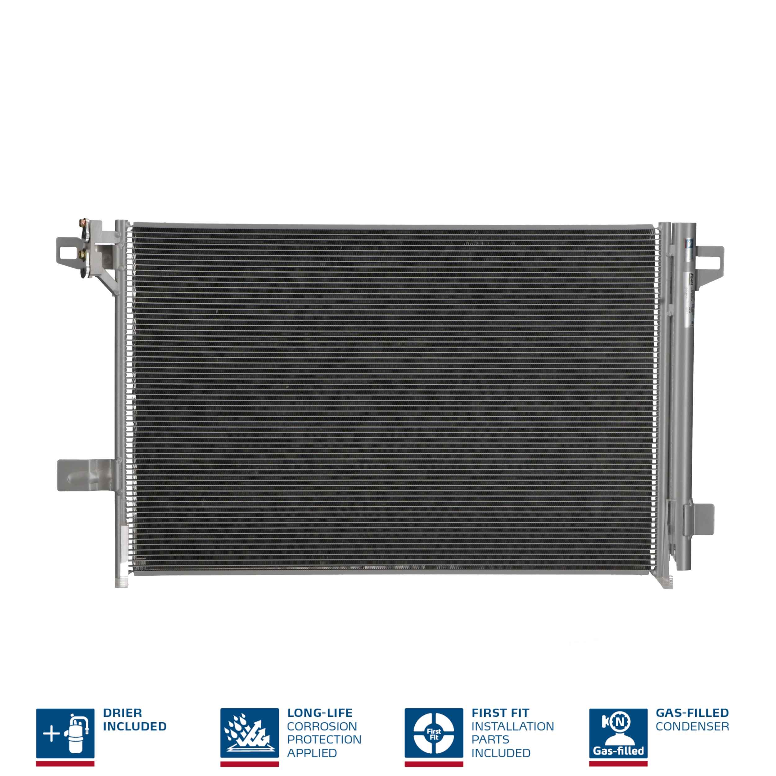 Condenser, air conditioning - 940732 NISSENS