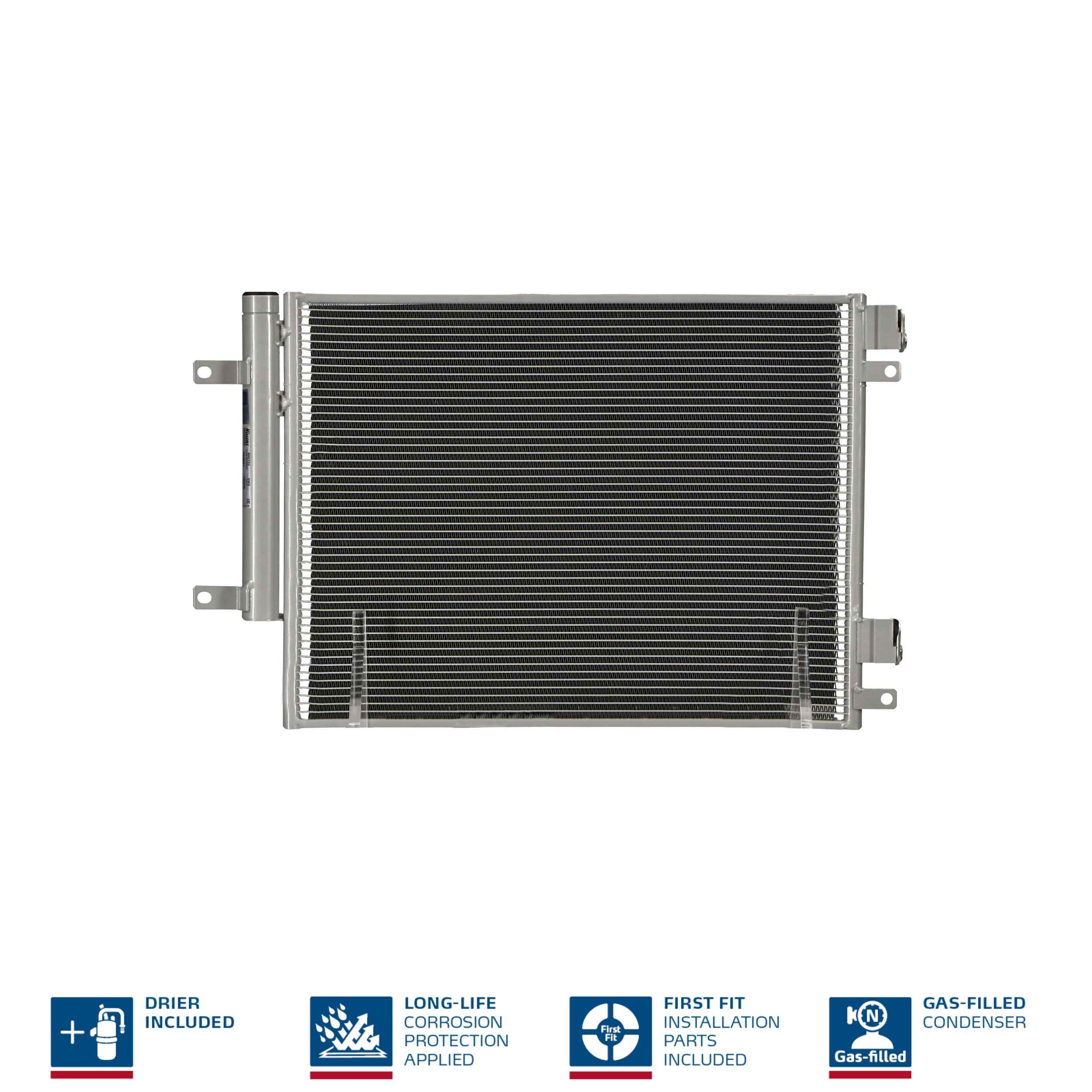 Condenser, air conditioning - 940733 NISSENS