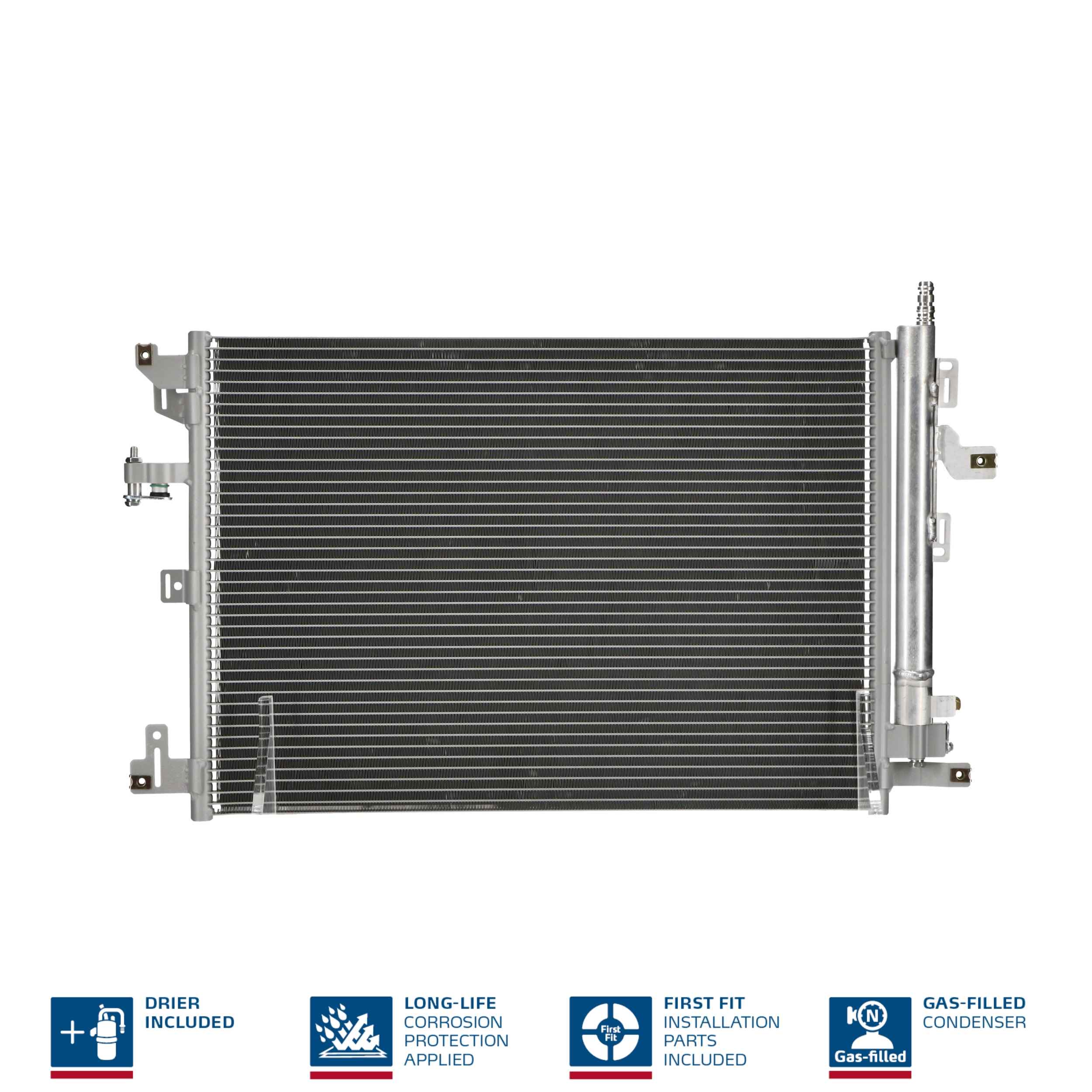 Condenser, air conditioning - 940830 NISSENS