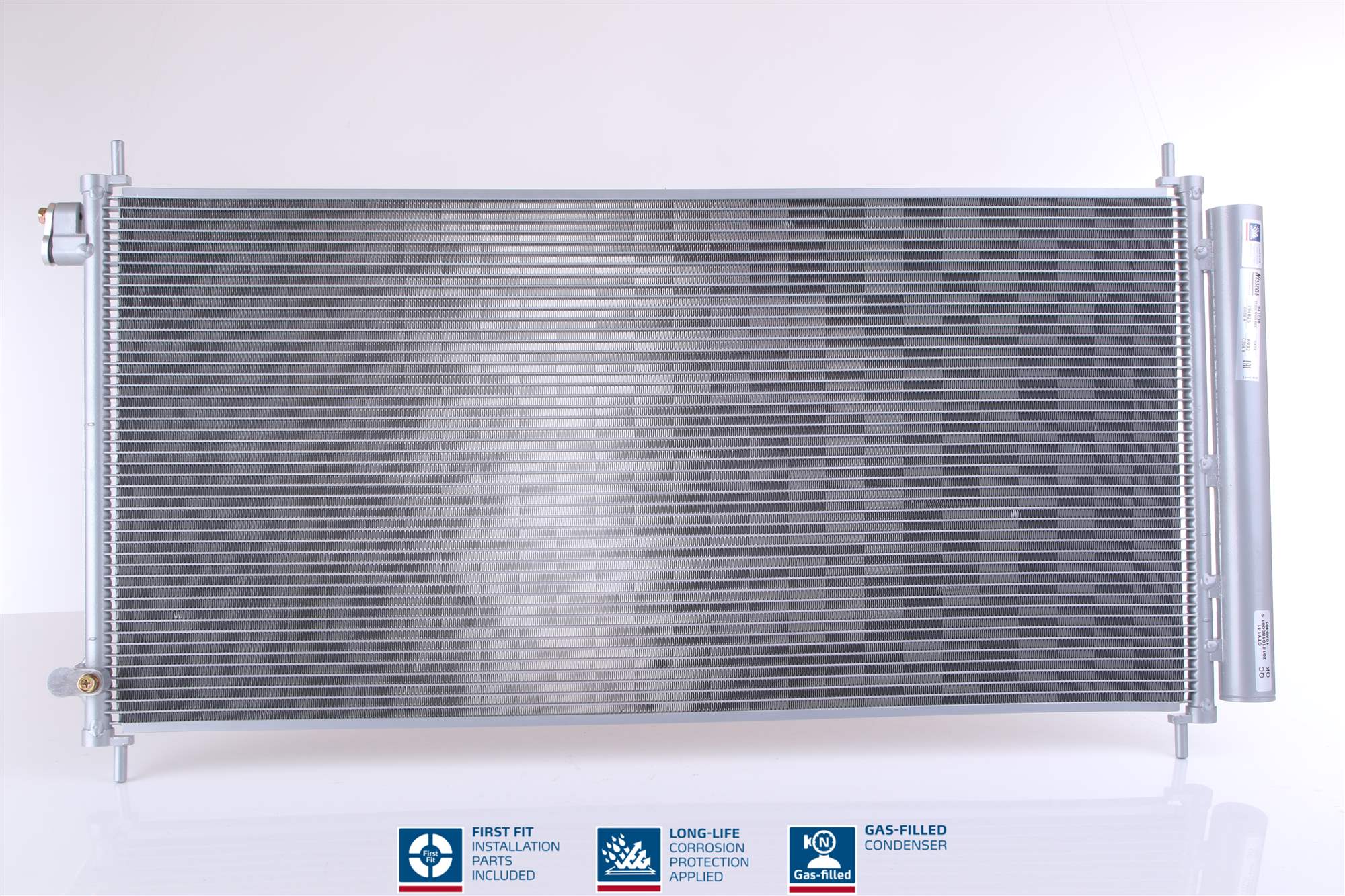 Condensatore, Climatizzatore - 941038 NISSENS