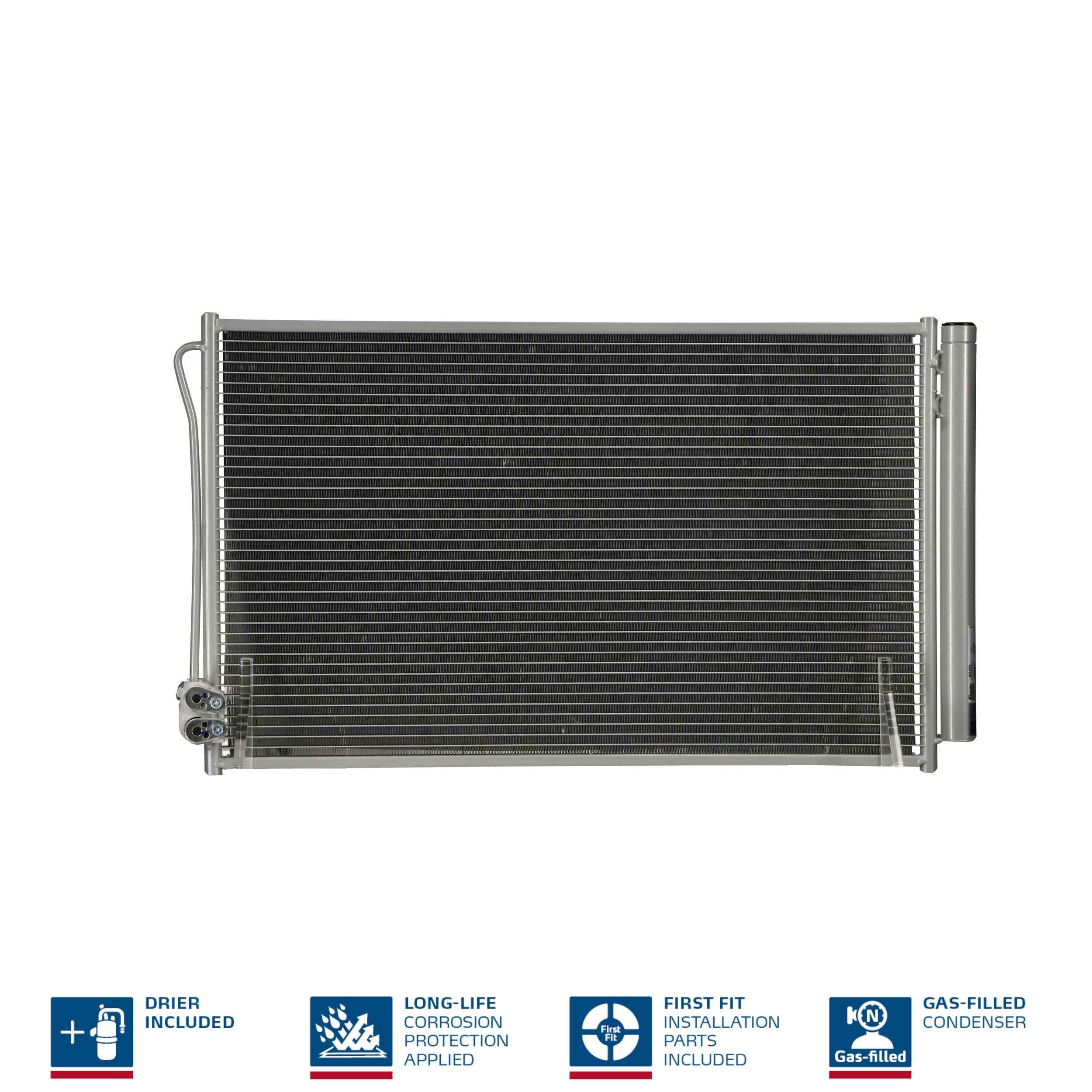 Condenser, air conditioning - 941054 NISSENS
