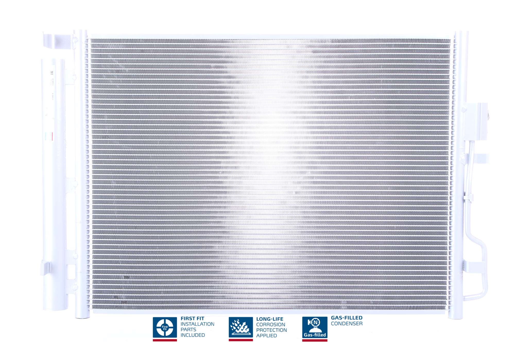 Condenser, air conditioning - 941072 NISSENS