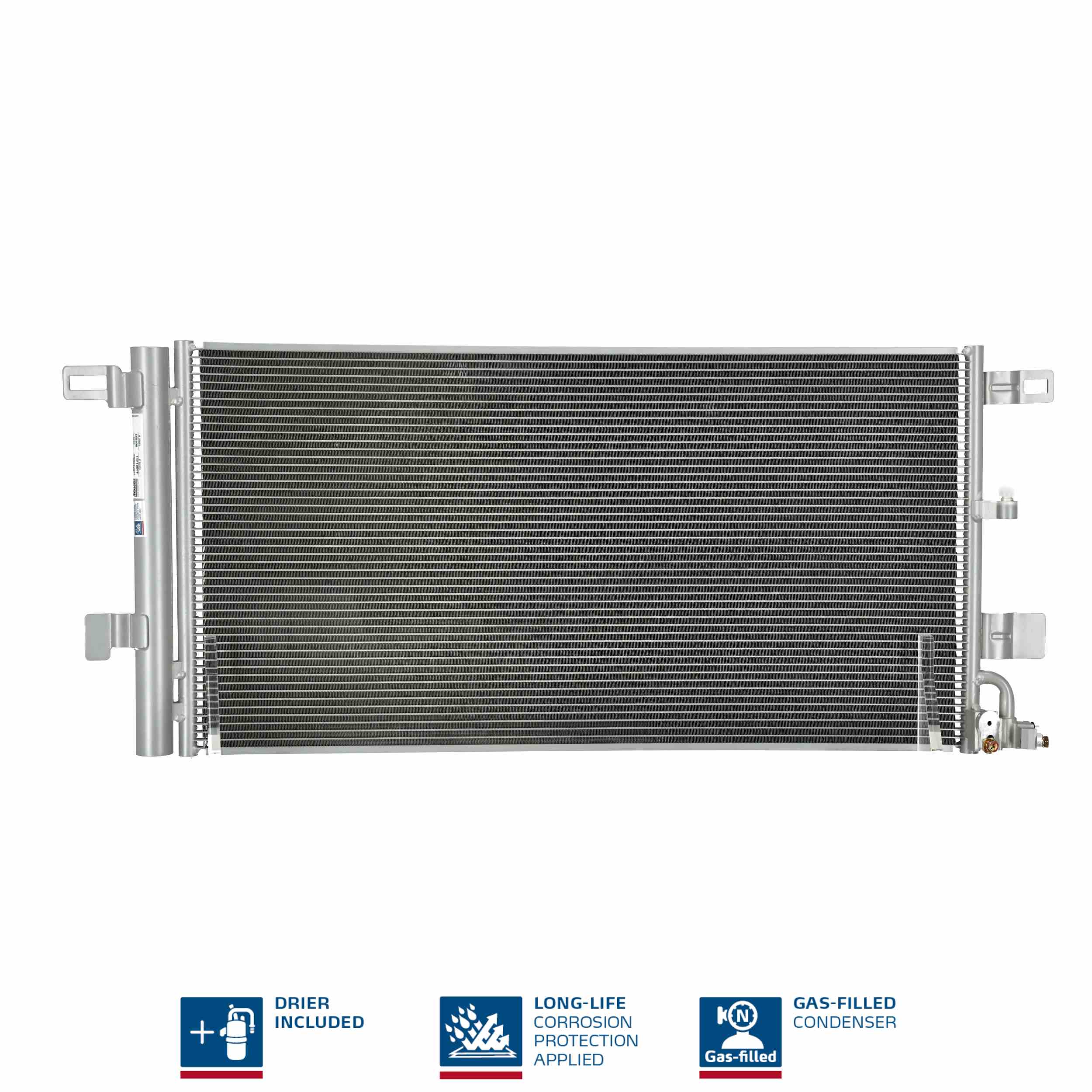 Condenser, air conditioning - 941076 NISSENS