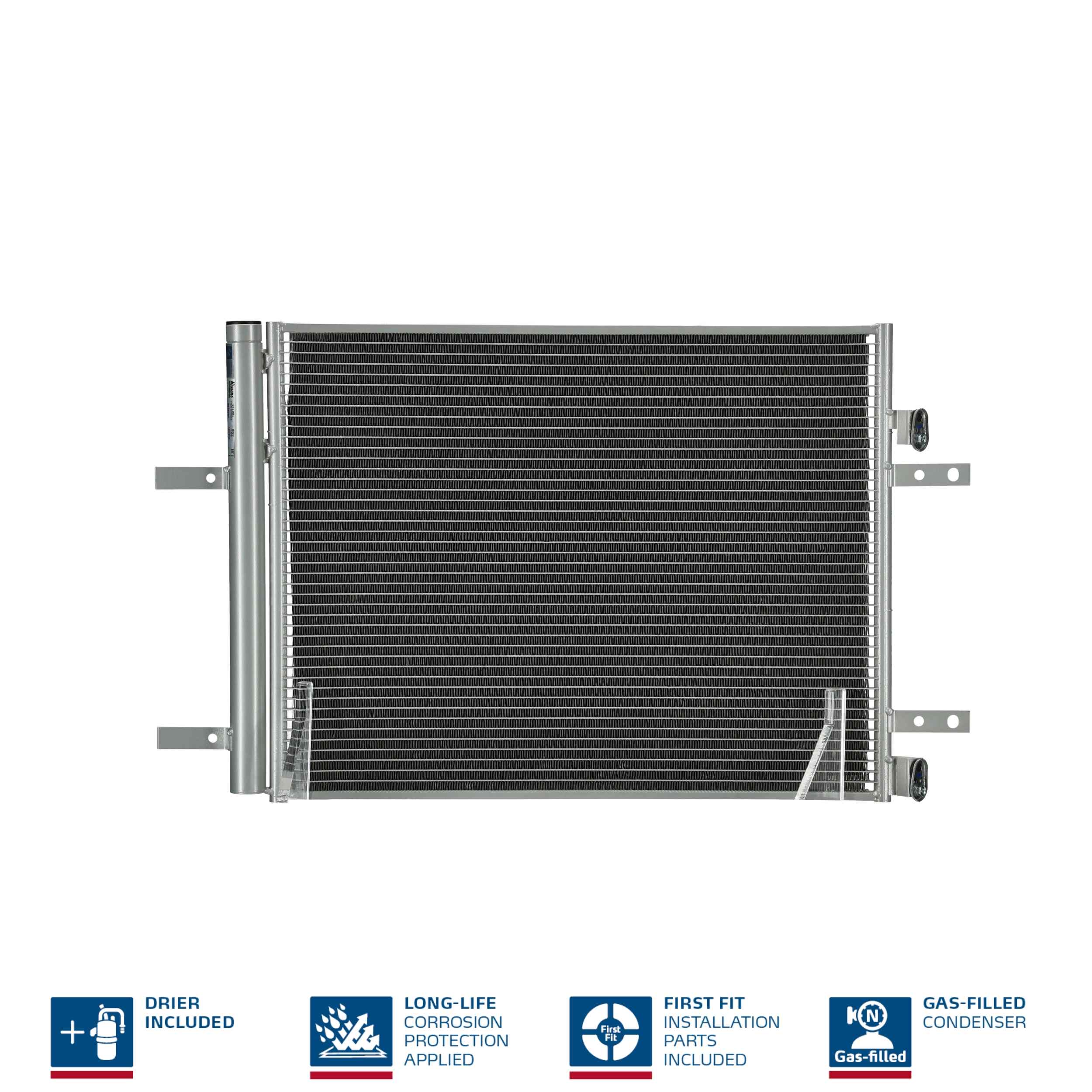 Condensatore, Climatizzatore - 941091 NISSENS