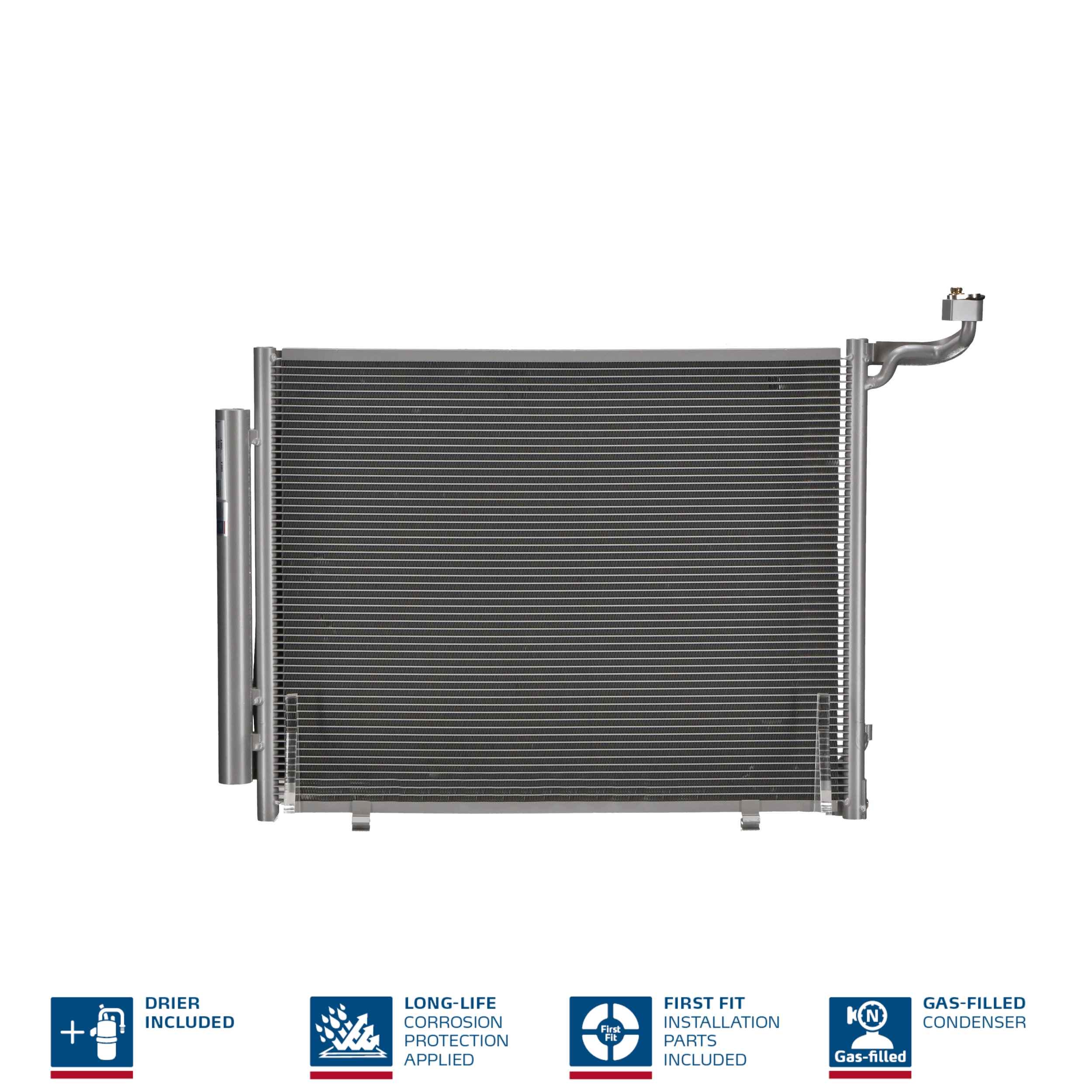 Condenser, air conditioning - 941093 NISSENS