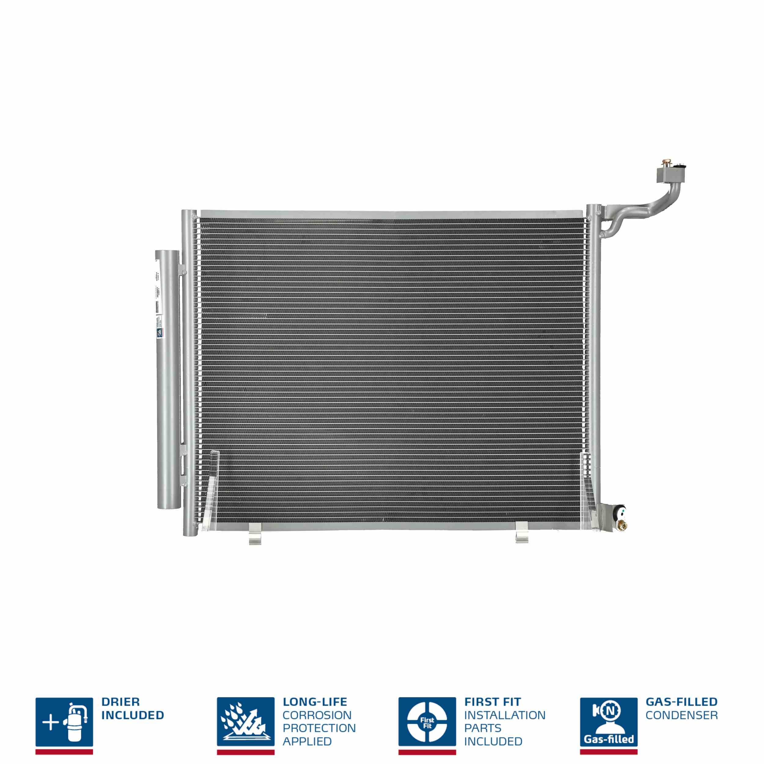 Condenser, air conditioning - 941094 NISSENS