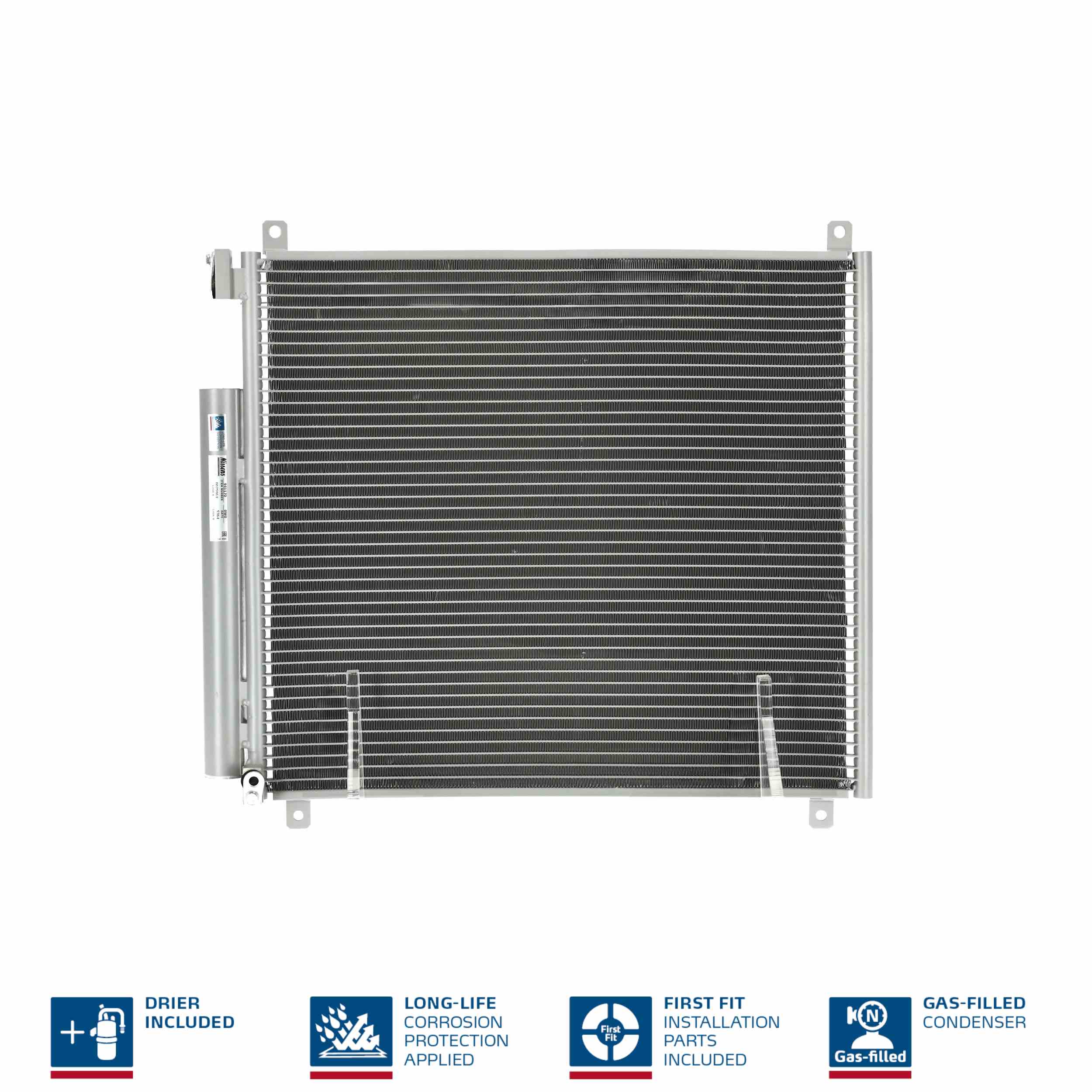 Condensatore, Climatizzatore - 941170 NISSENS