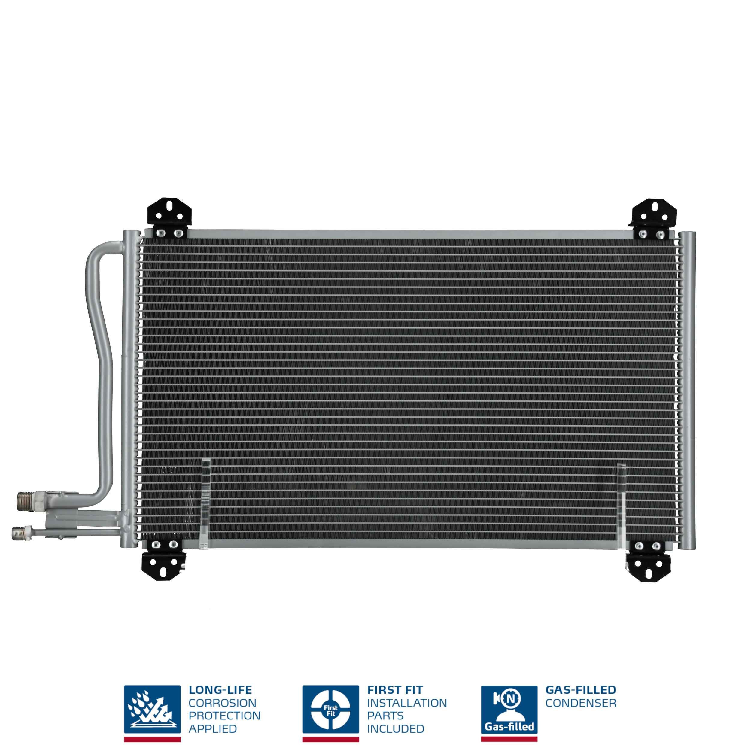 Condenser, air conditioning - 94225 NISSENS