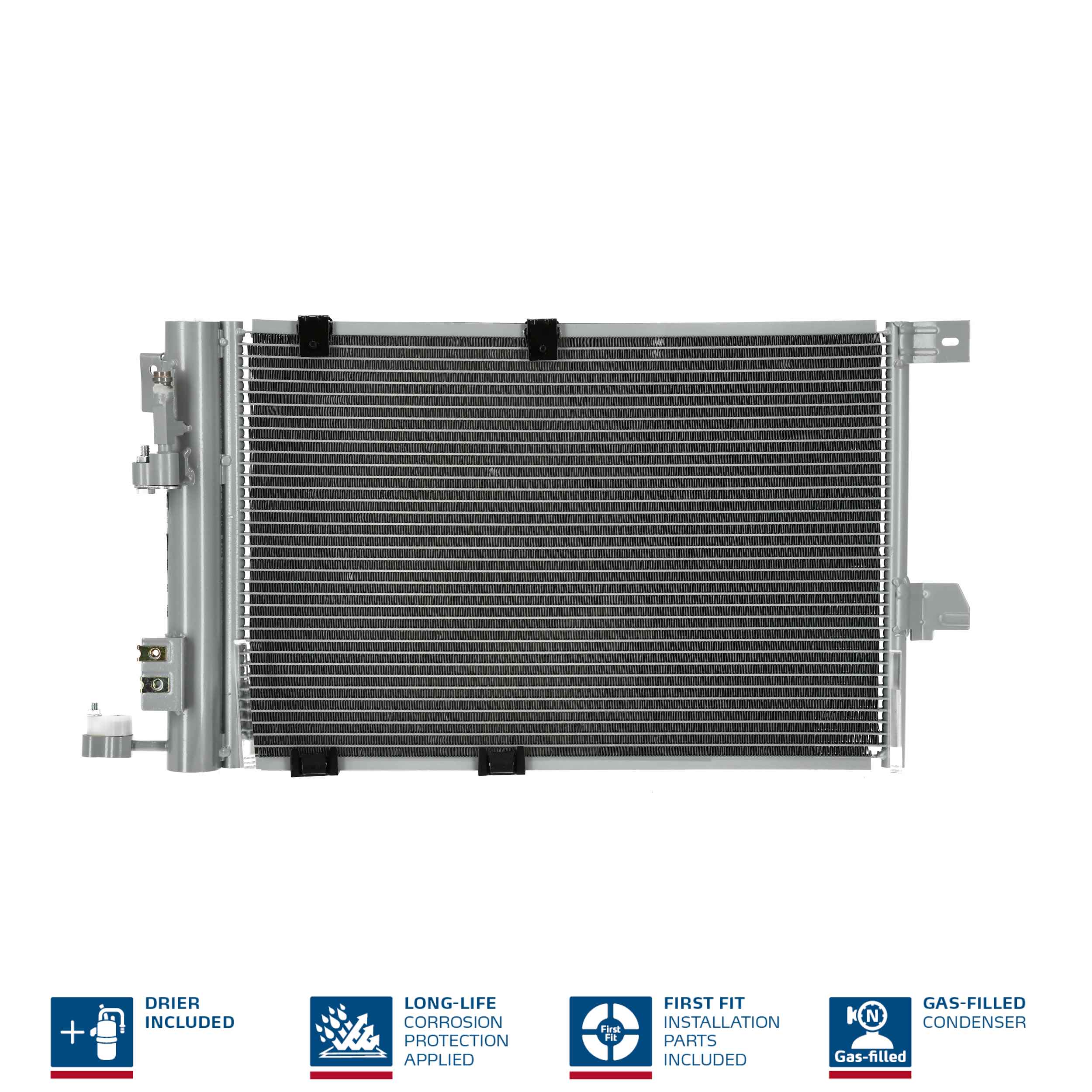Condenser, air conditioning - 94384 NISSENS