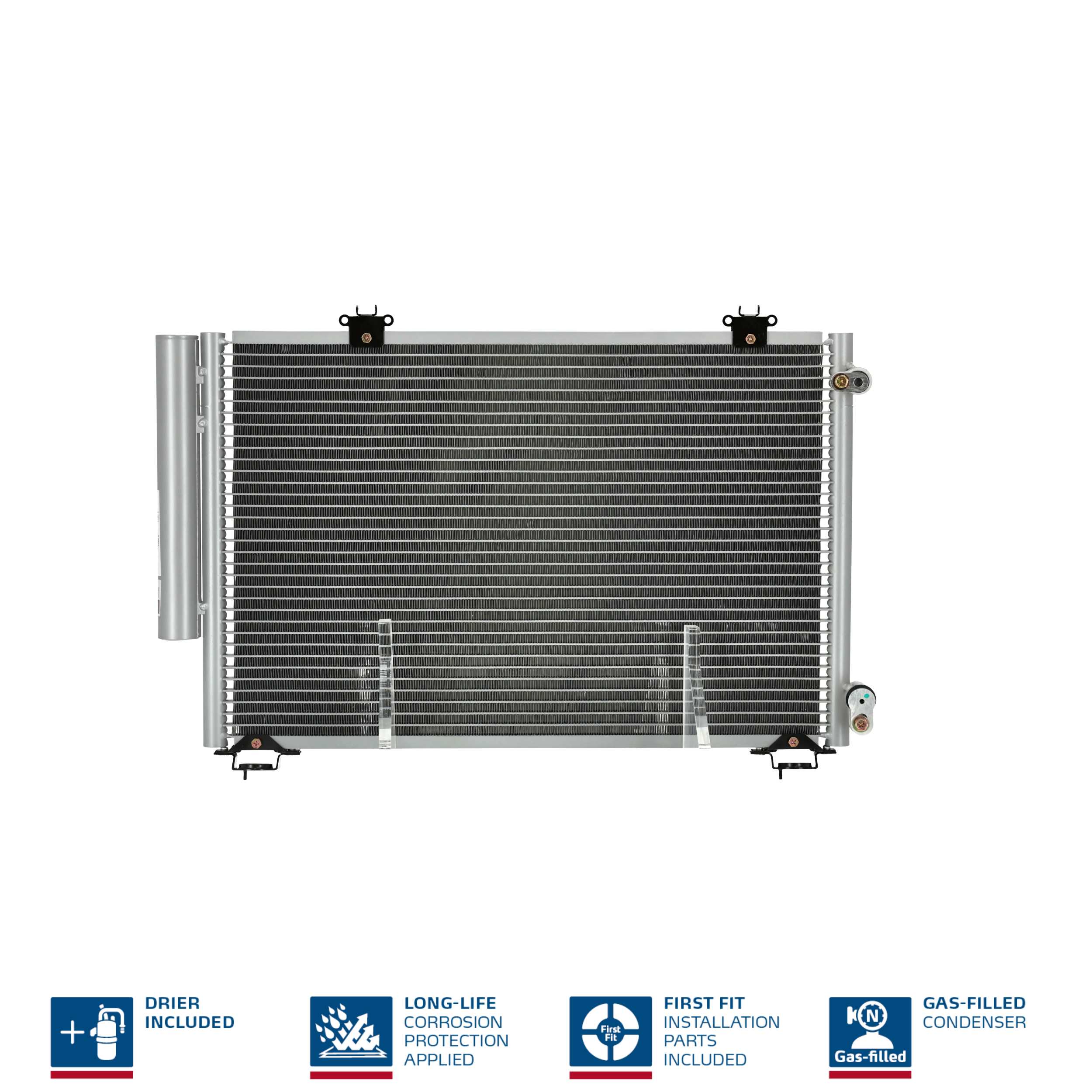 Condenser, air conditioning - 94581 NISSENS