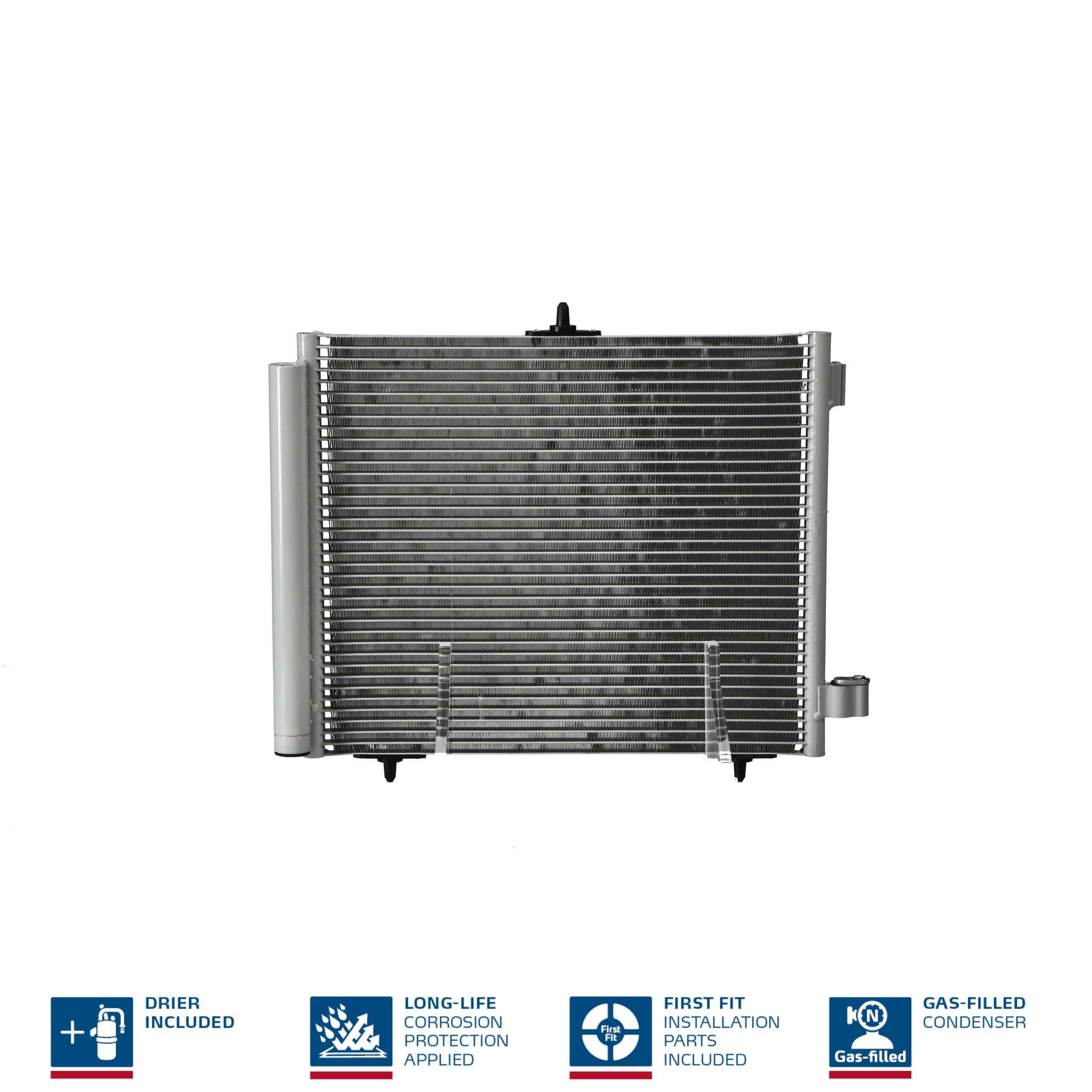 Condenser, air conditioning - 94595 NISSENS