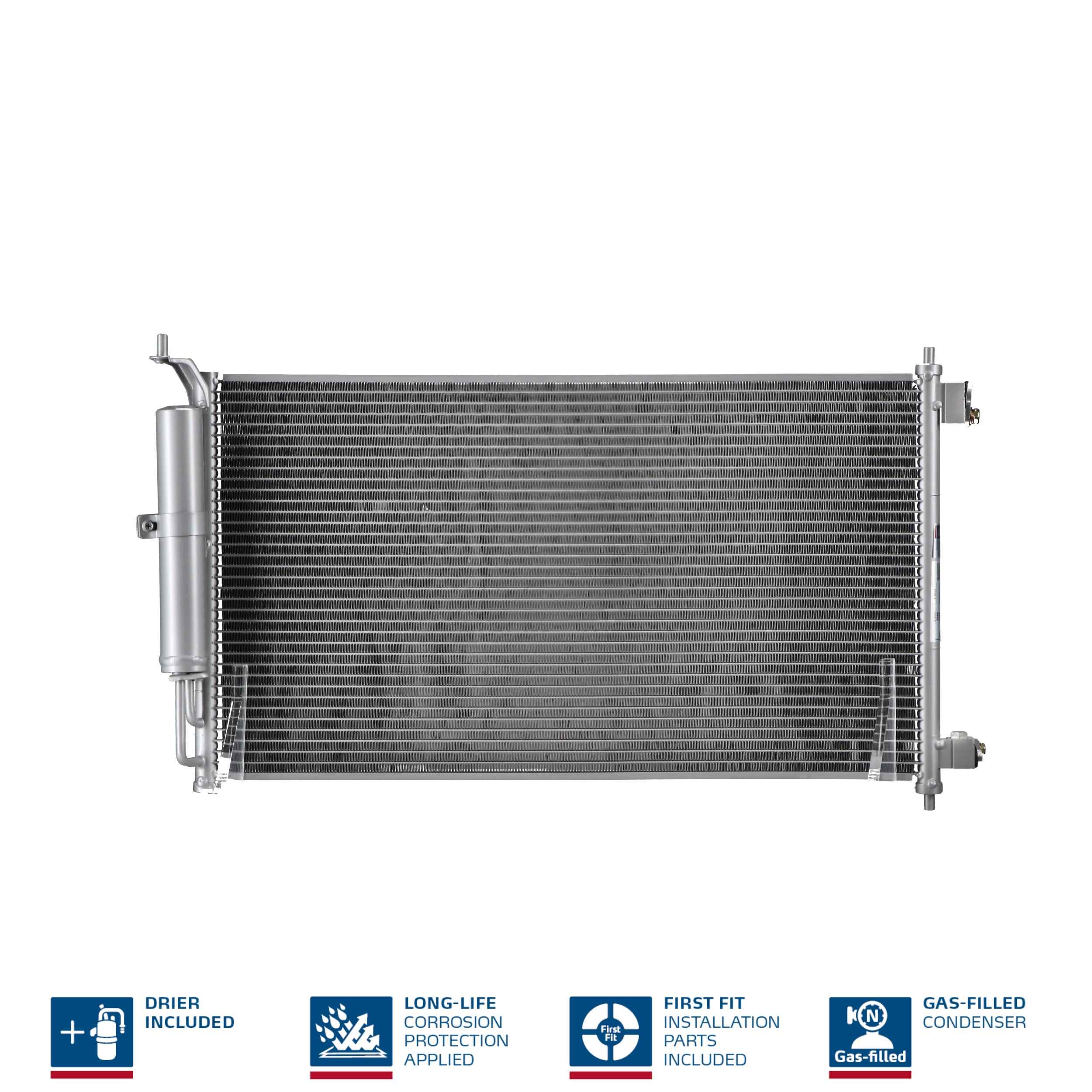 Condenser, air conditioning - 94621 NISSENS