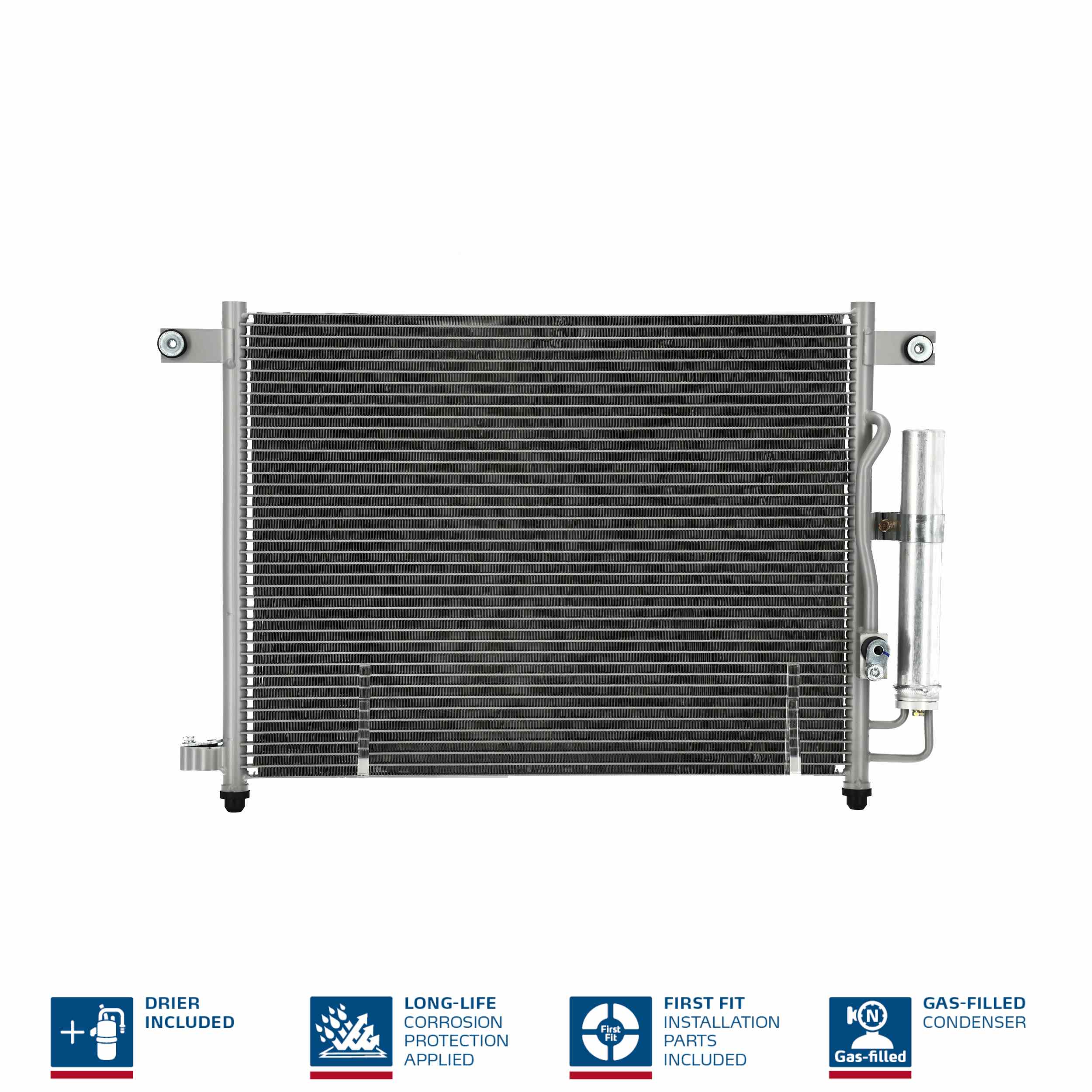 Condenser, air conditioning - 94641 NISSENS