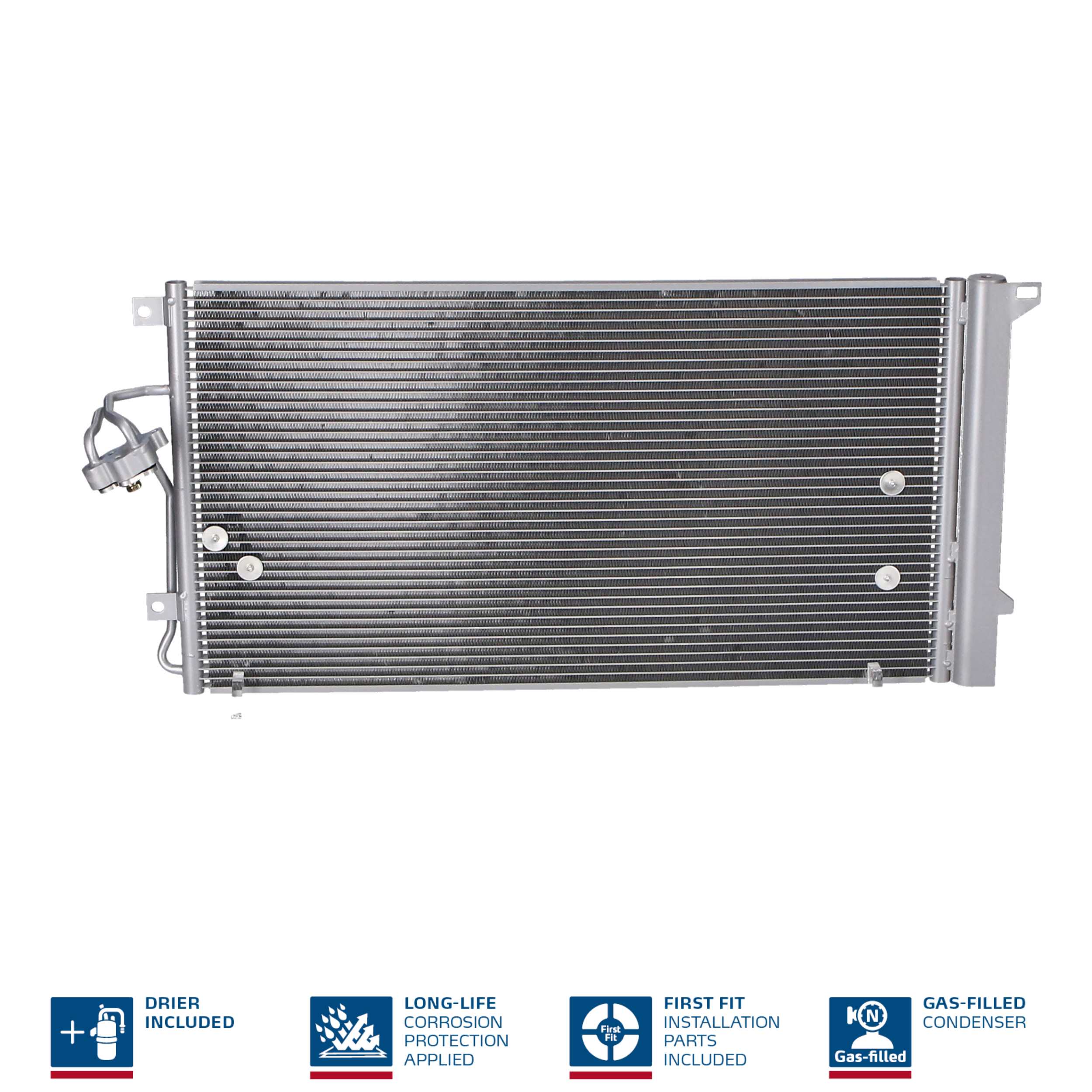 Condenser, air conditioning - 94667 NISSENS