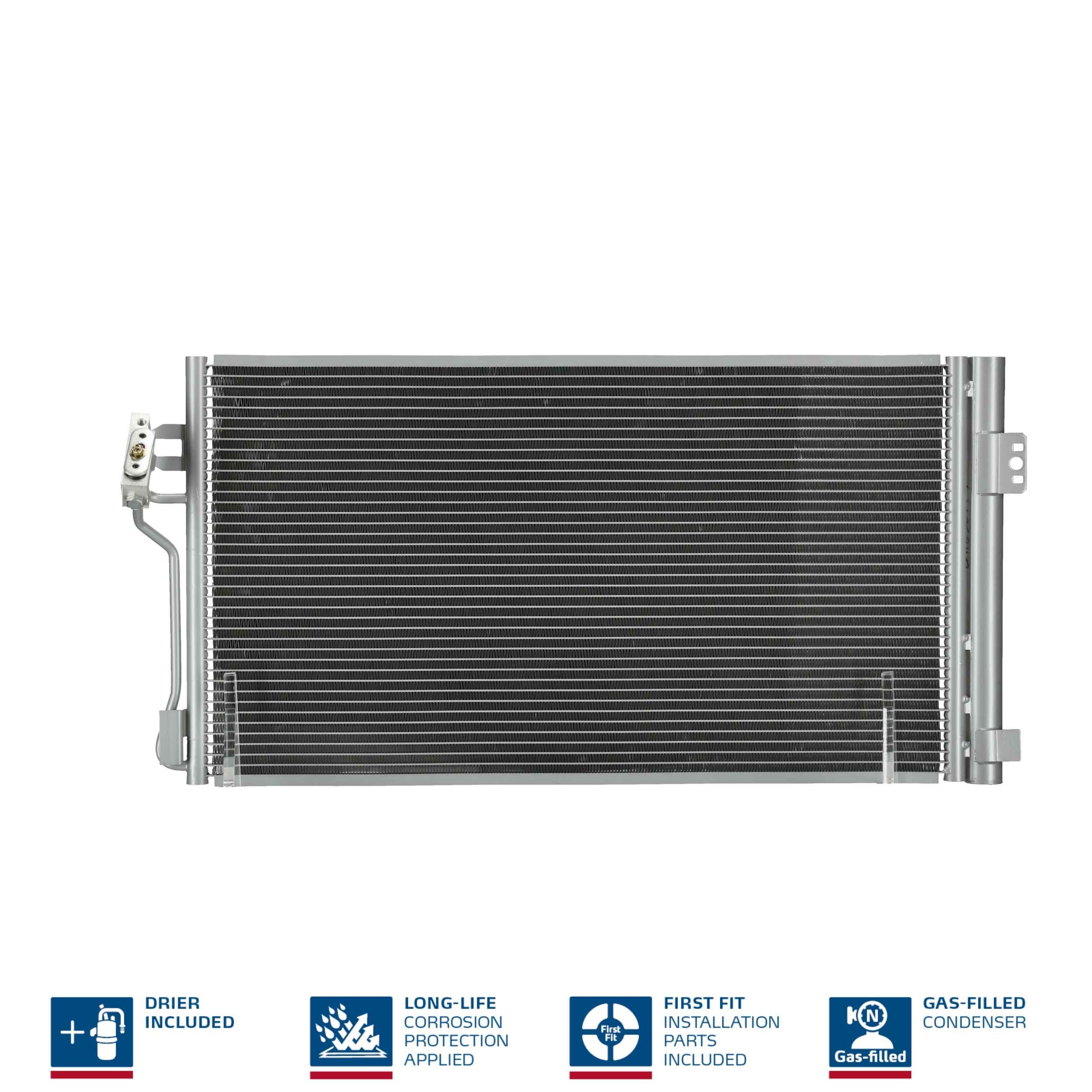 Condenser, air conditioning - 94674 NISSENS