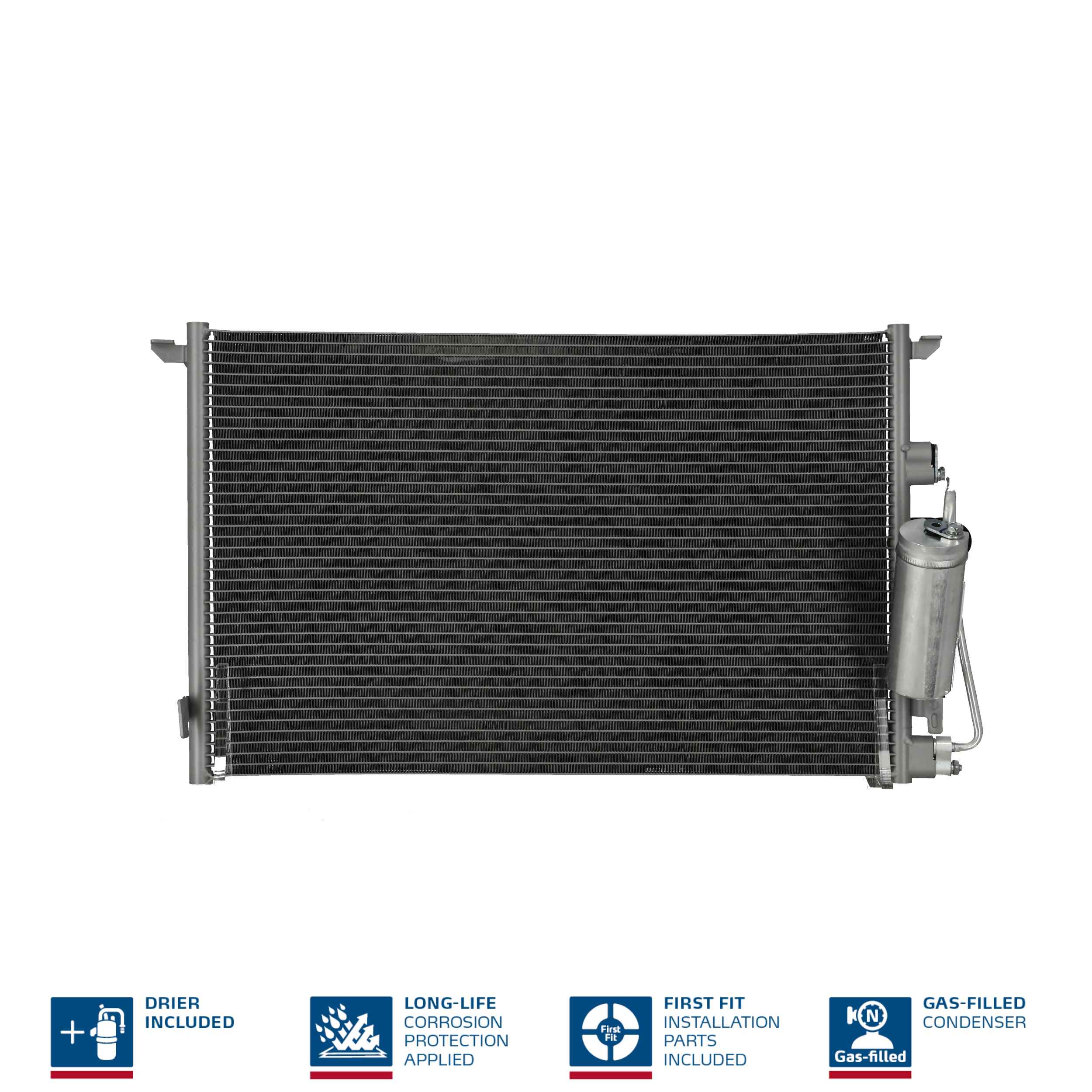Condenser, air conditioning - 94675 NISSENS