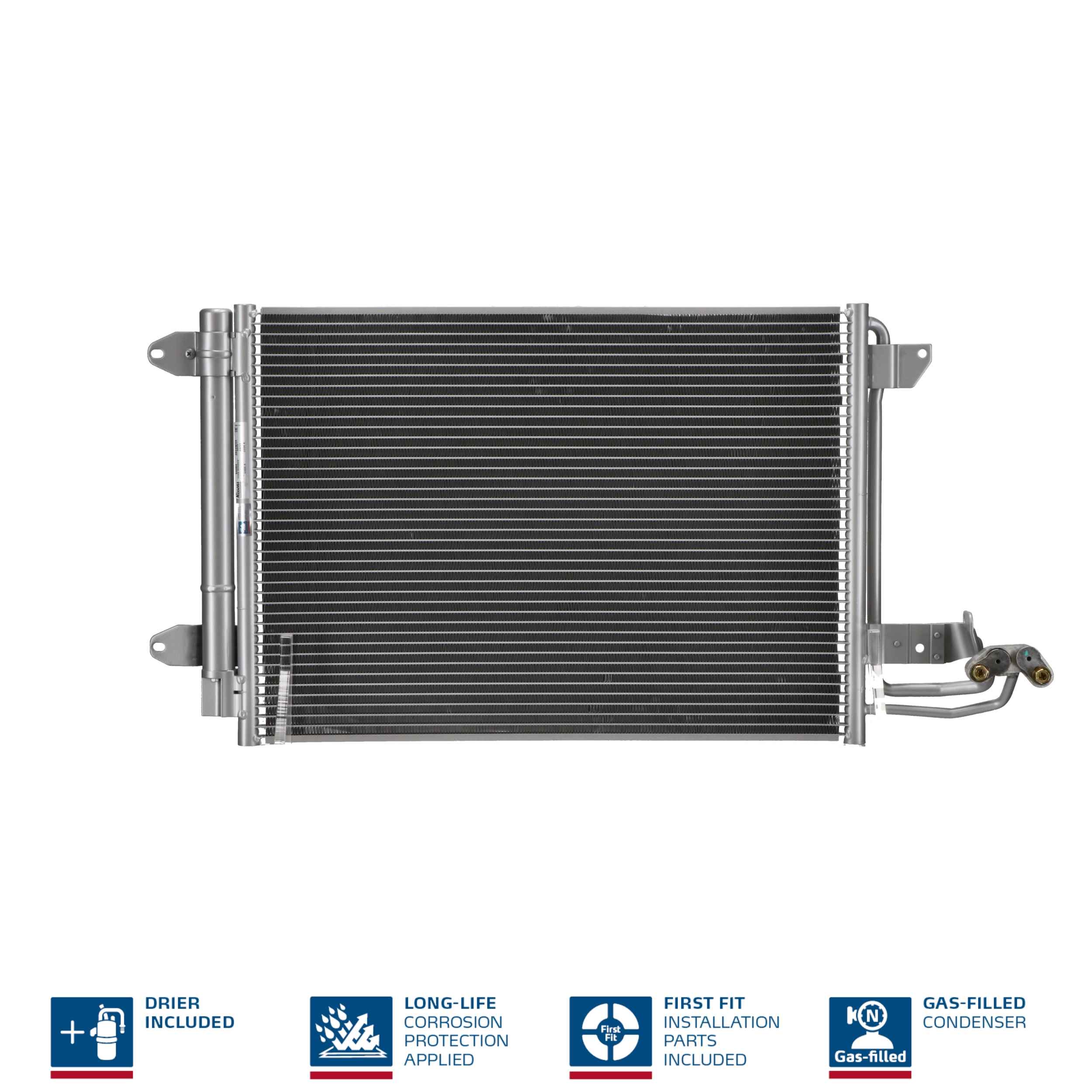 Condenser, air conditioning - 94684 NISSENS