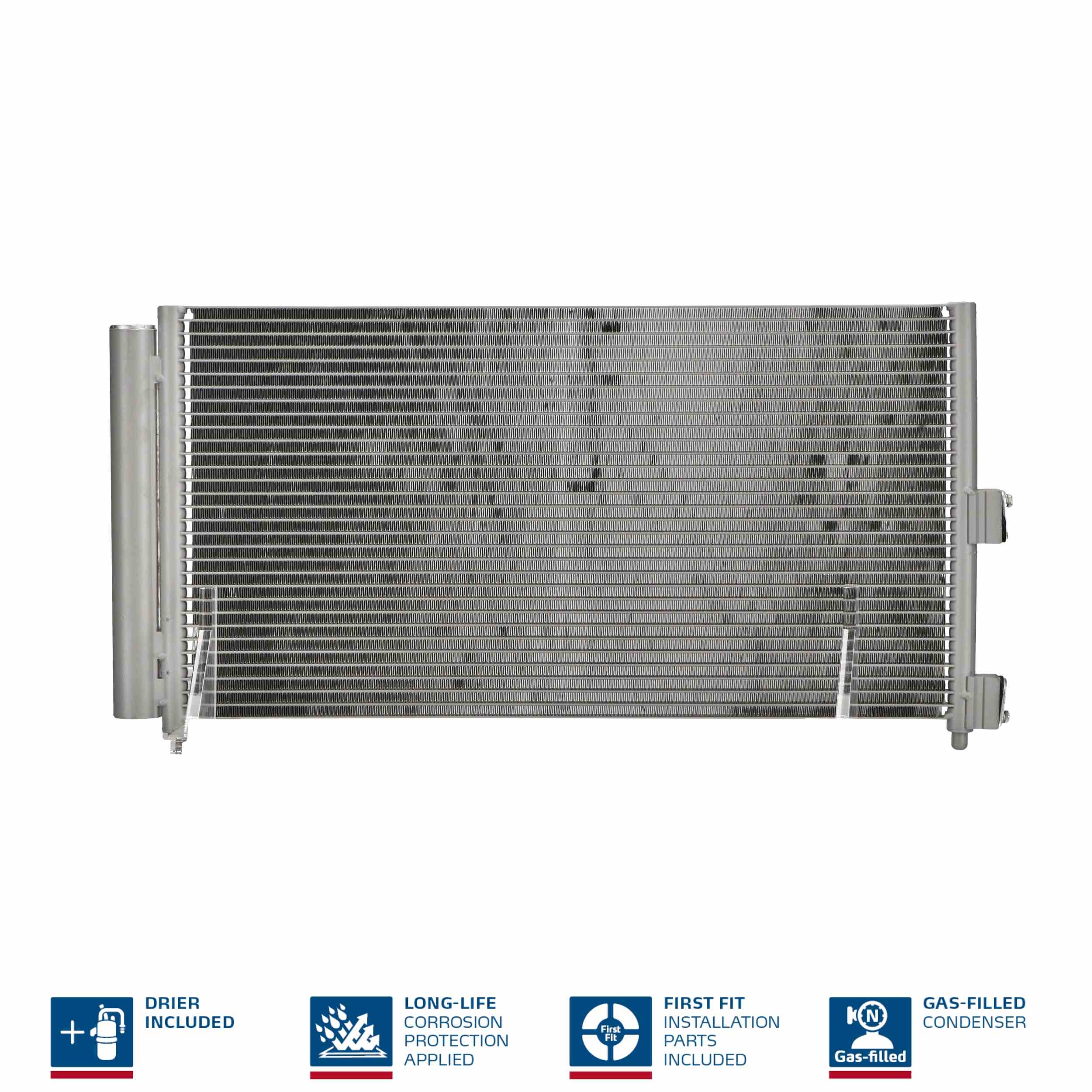 Condenser, air conditioning - 94727 NISSENS