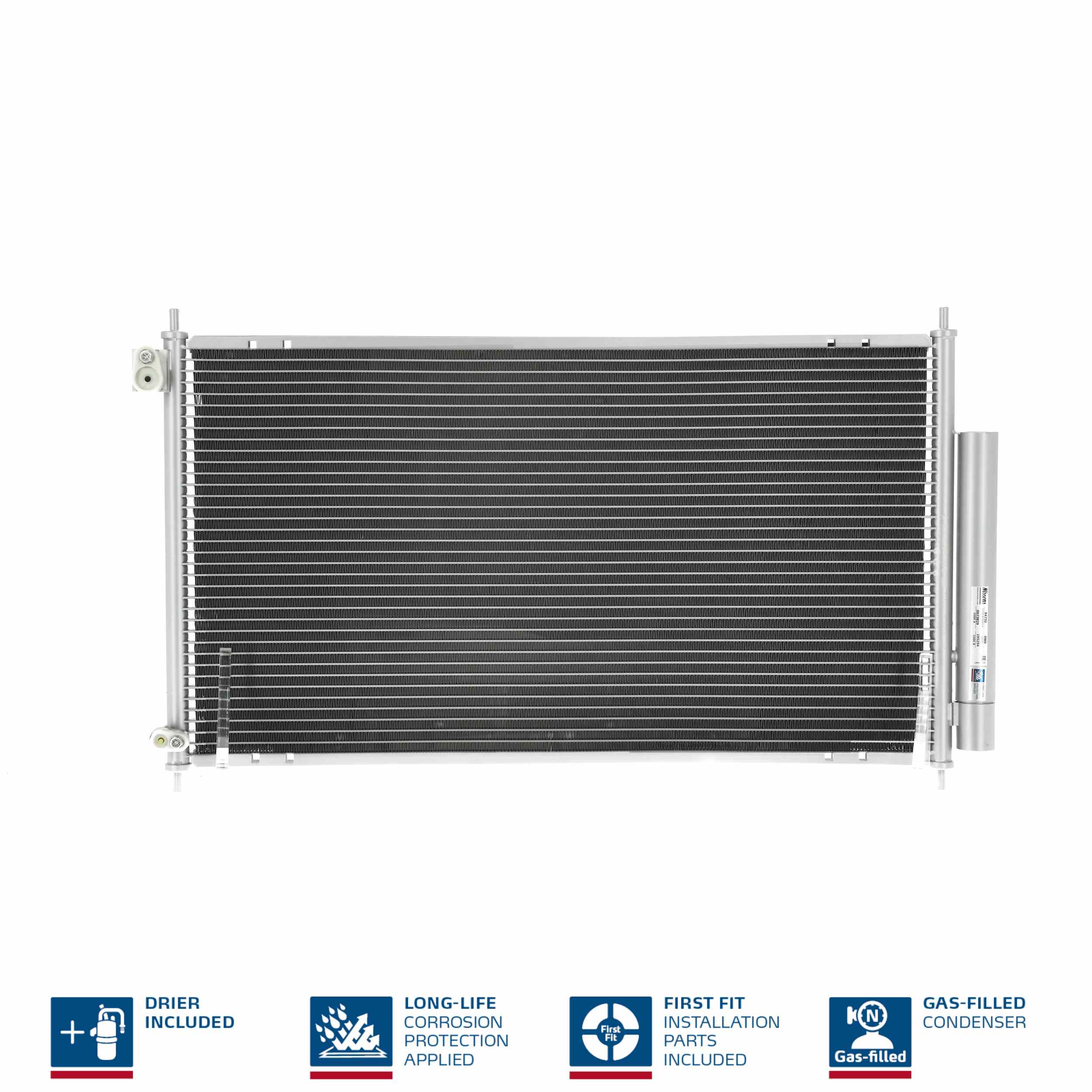Condenser, air conditioning - 94732 NISSENS