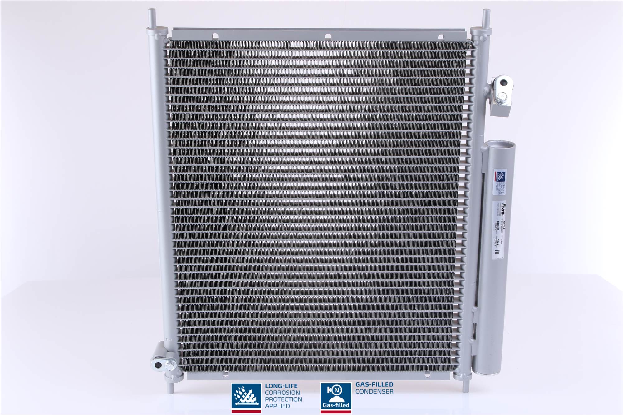 Condenser, air conditioning - 94734 NISSENS