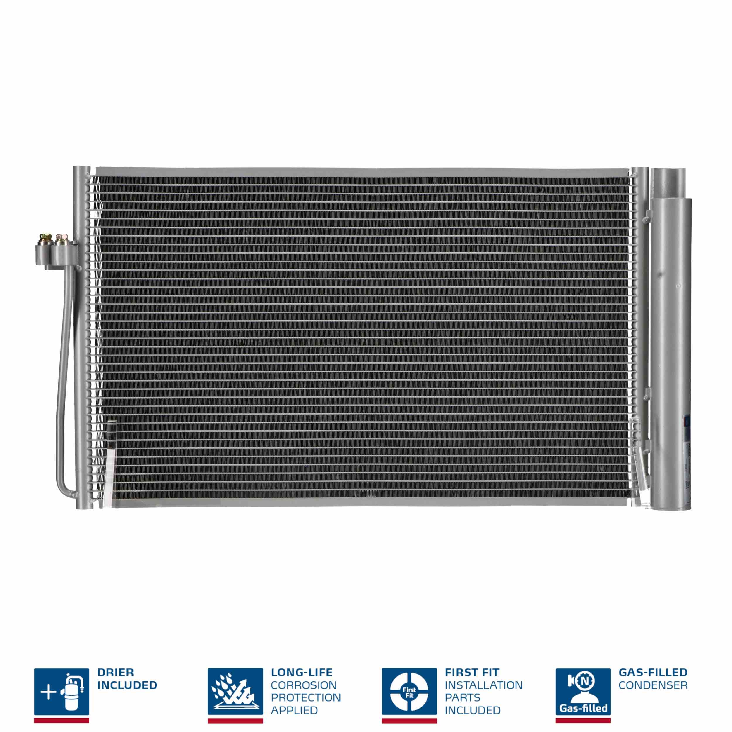 Condenser, air conditioning - 94747 NISSENS
