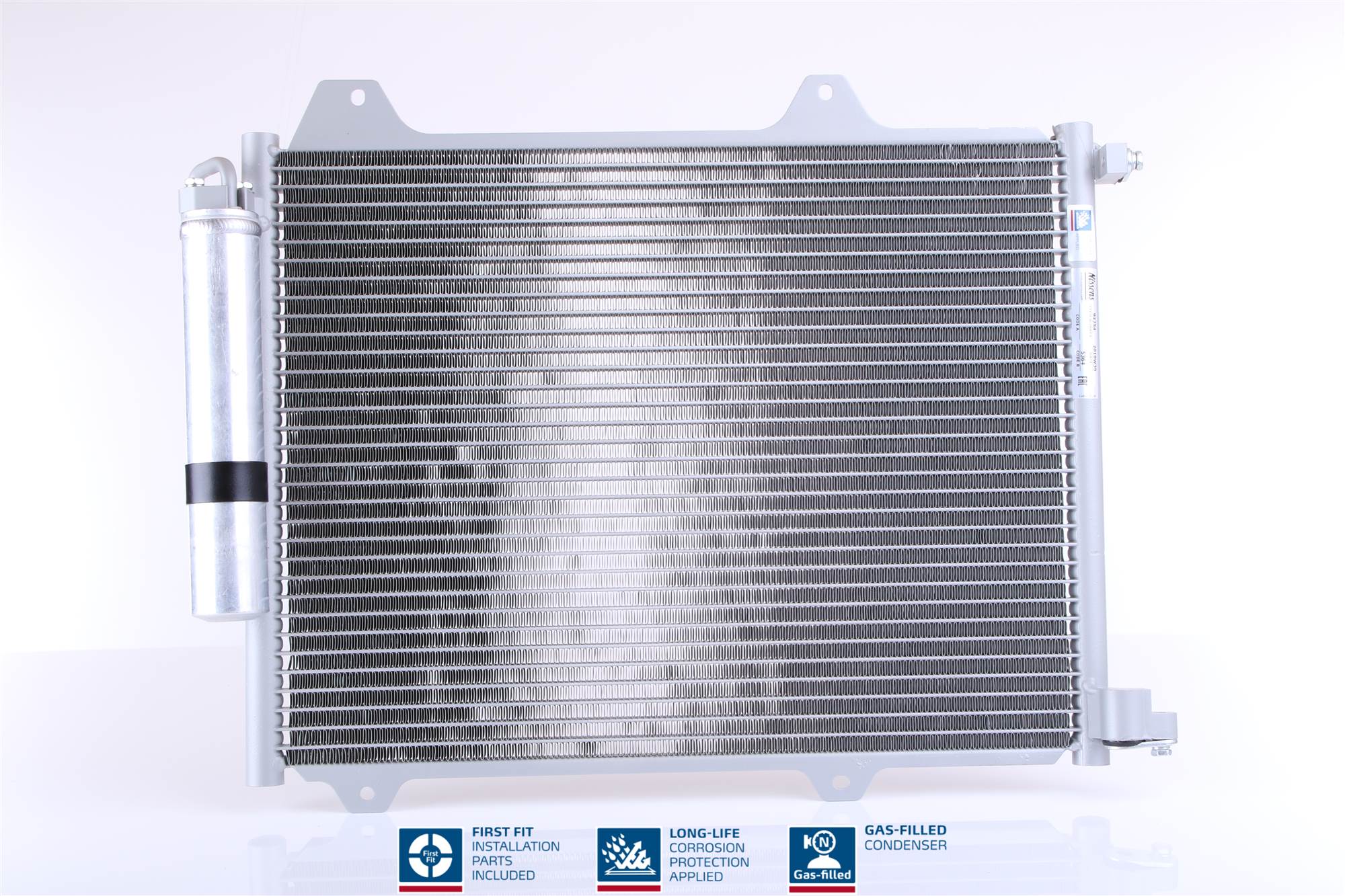 Condenser, air conditioning - 94754 NISSENS