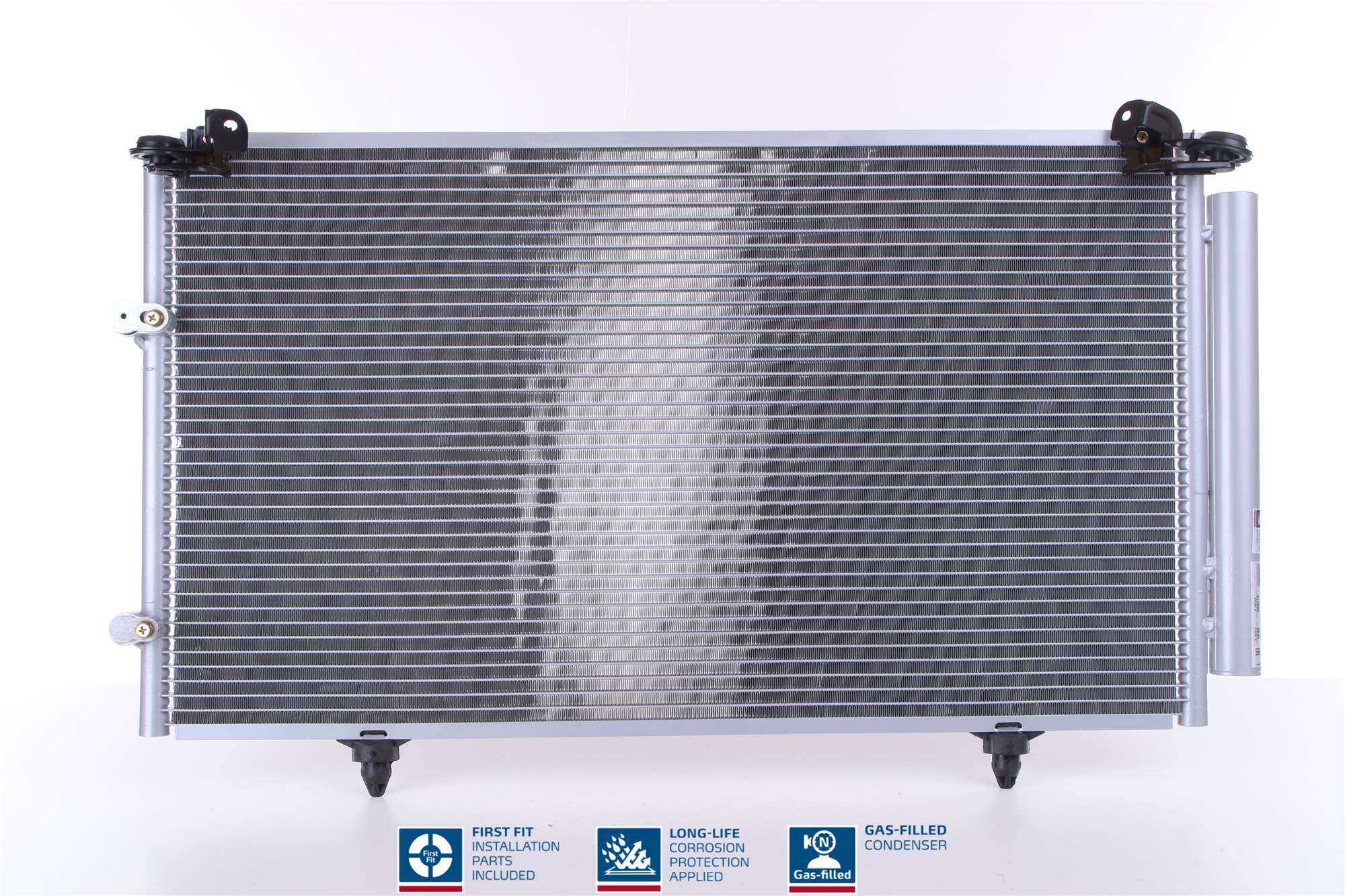 Condenser, air conditioning - 94757 NISSENS