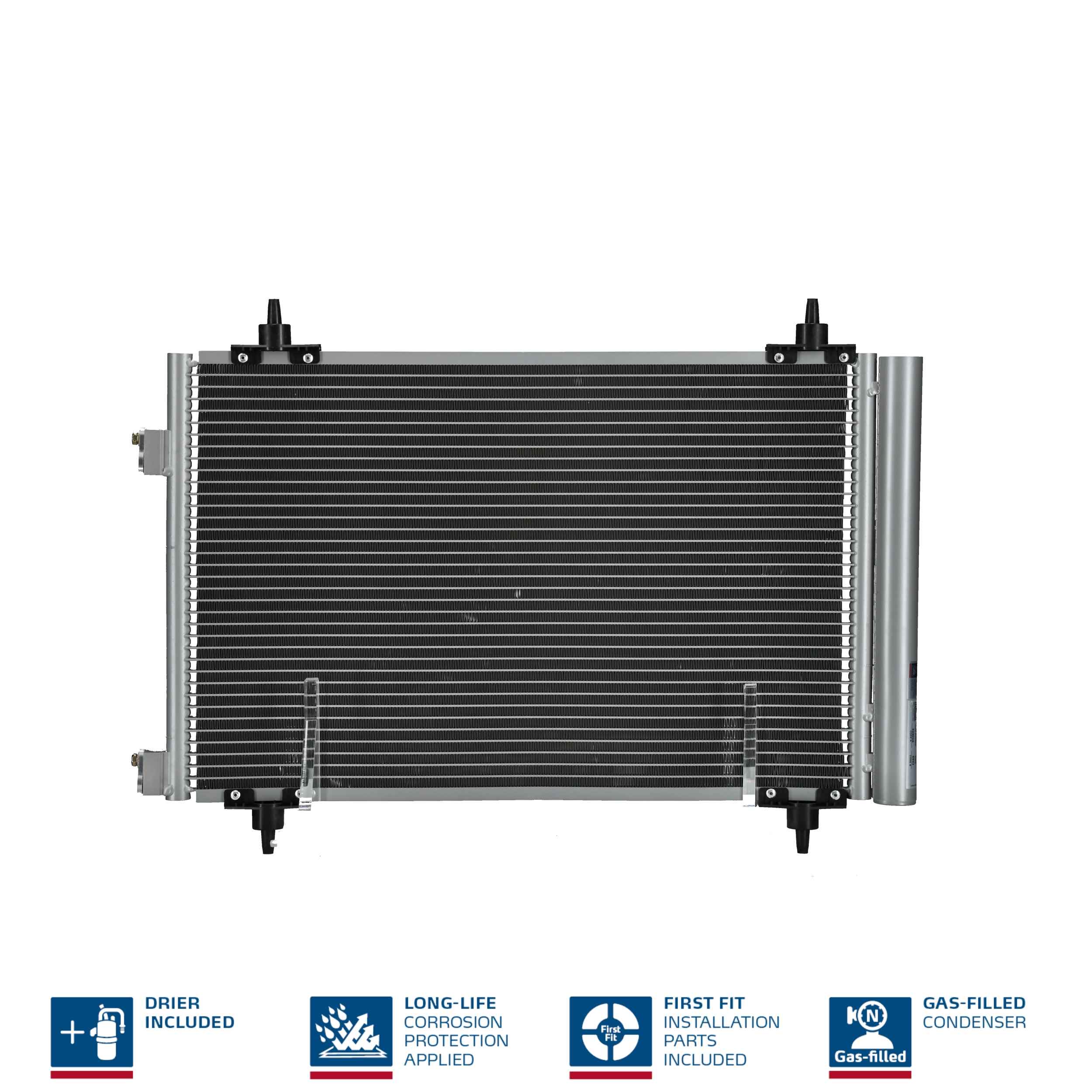 Condenser, air conditioning - 94758 NISSENS