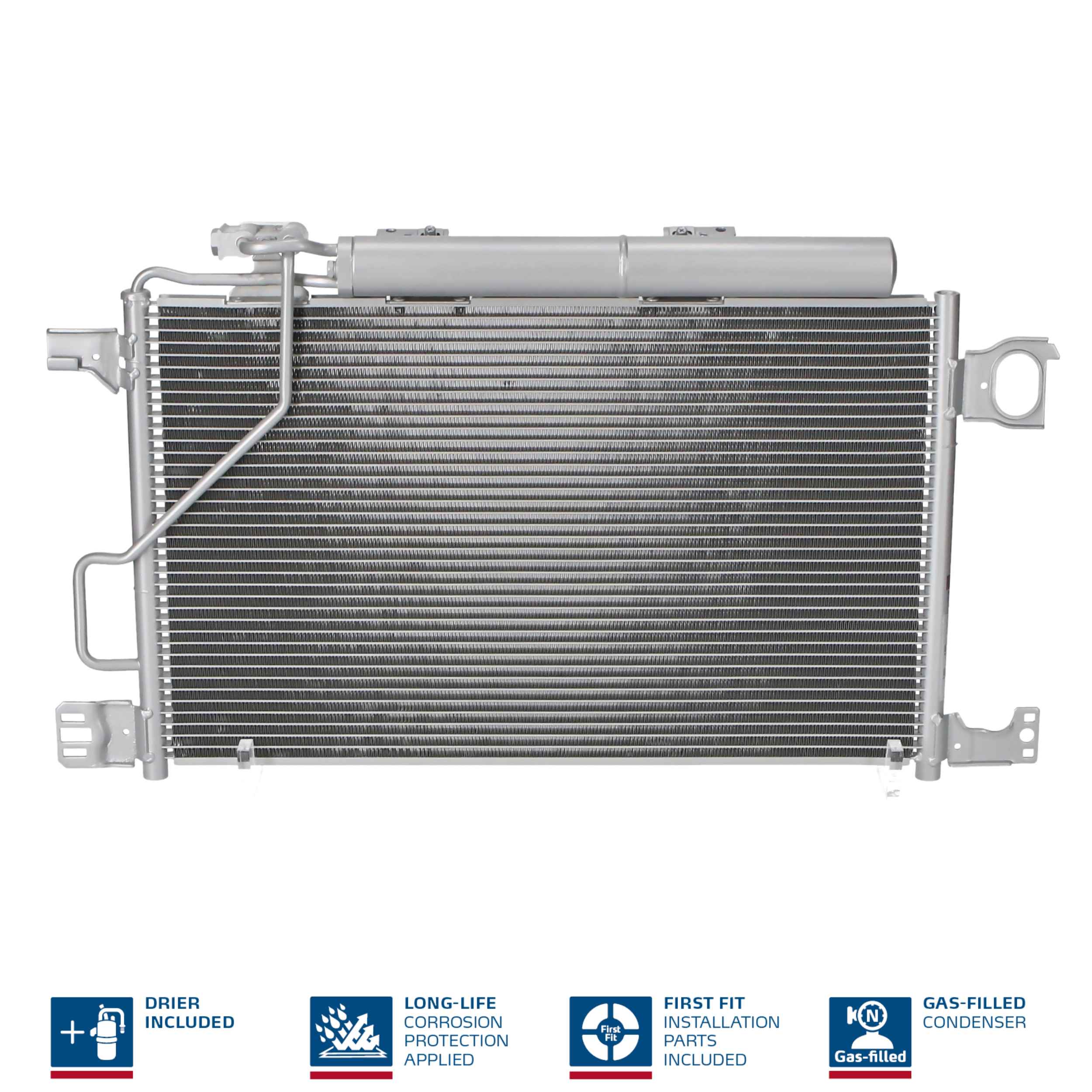 Condenser, air conditioning - 94794 NISSENS