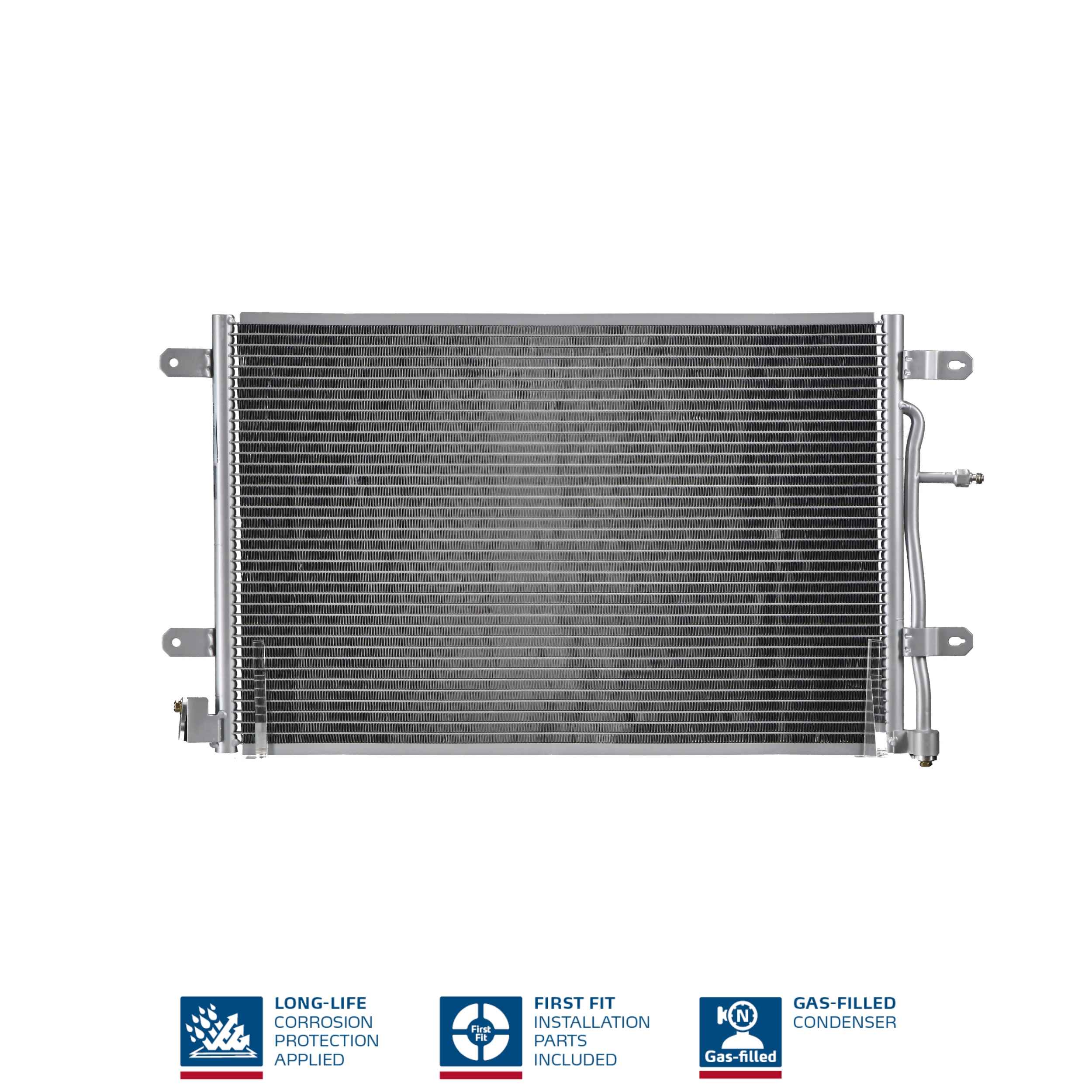 Condenser, air conditioning - 94851 NISSENS
