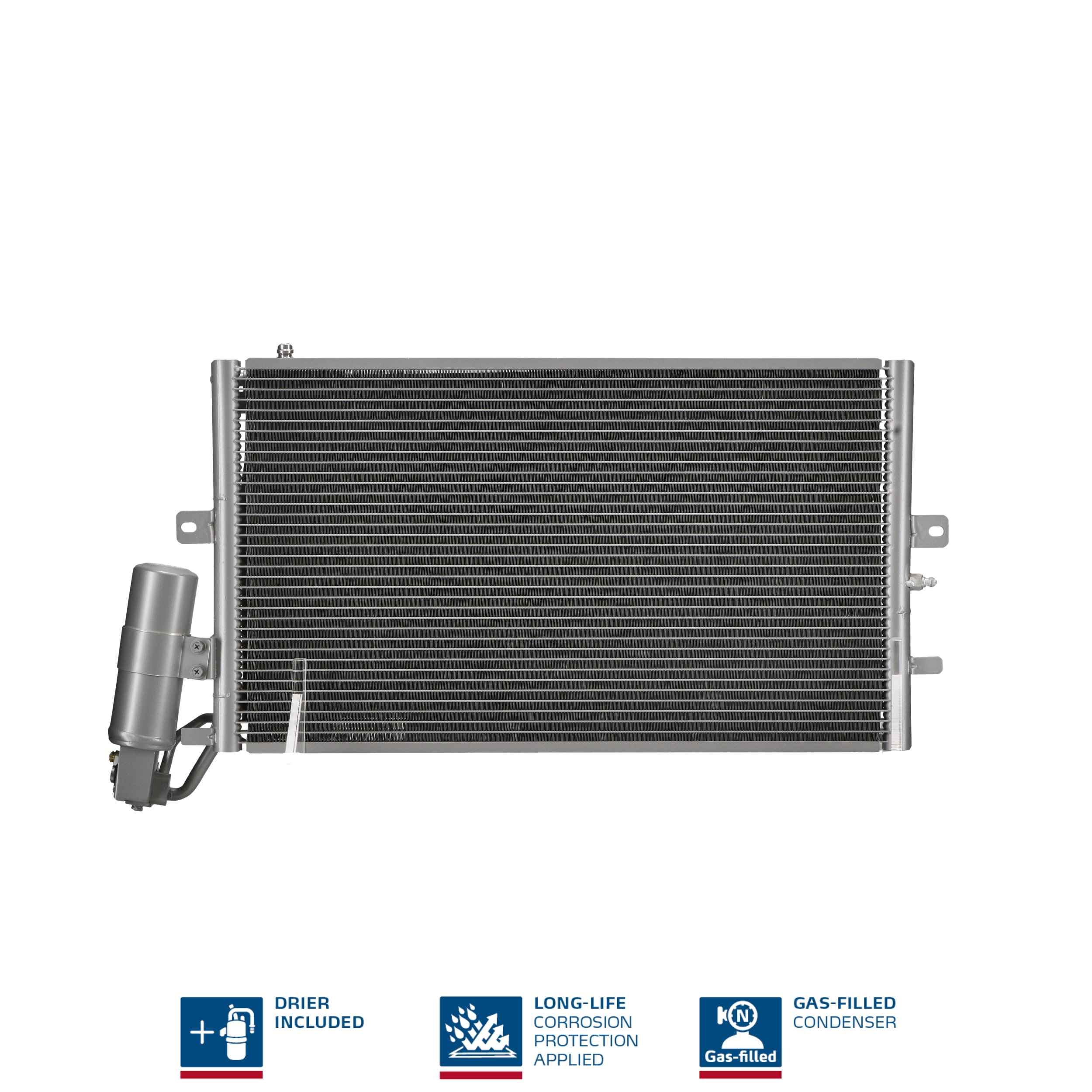 Condenser, air conditioning - 94862 NISSENS